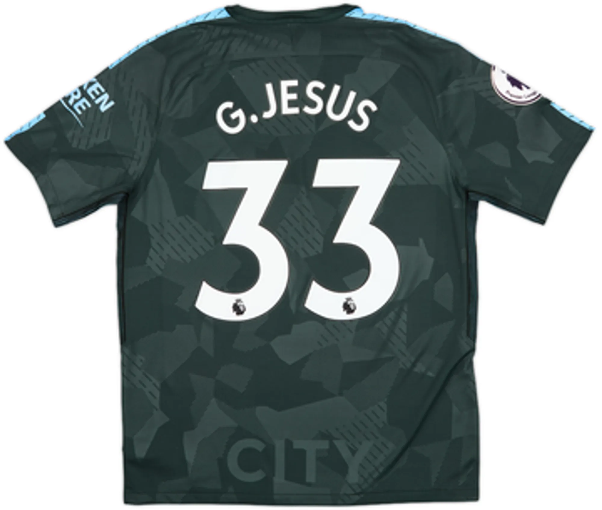 Nike Manchester City Mens SS Third Shirt 2017/18