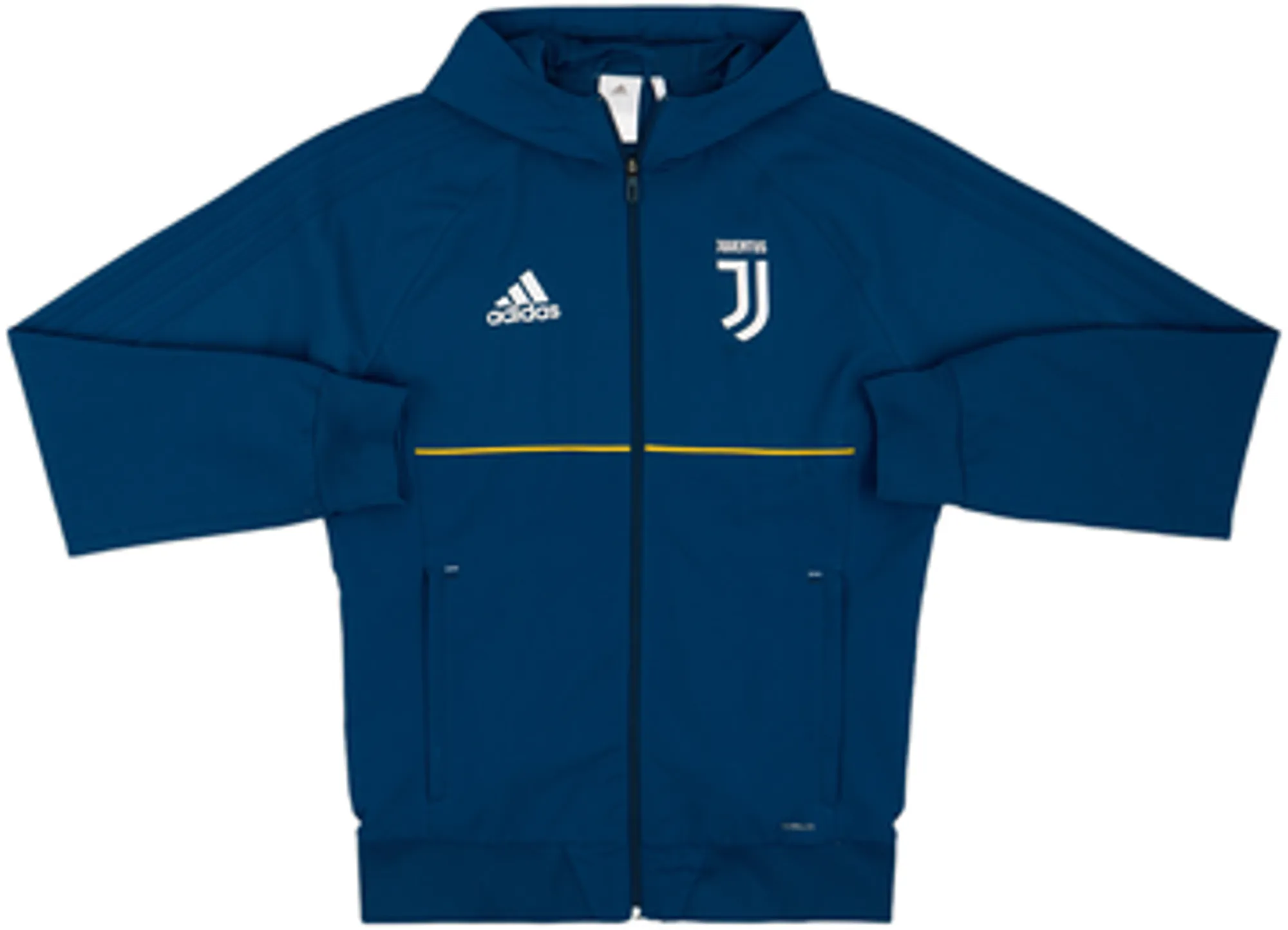 2017-18 Juventus adidas Hooded Rain Jacket - 8/10 - (S)