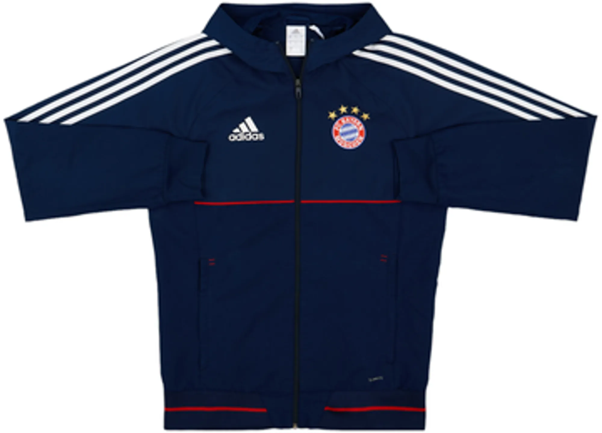 2017-18 Bayern Munich adidas Hooded Rain Jacket - 9/10 - (S)