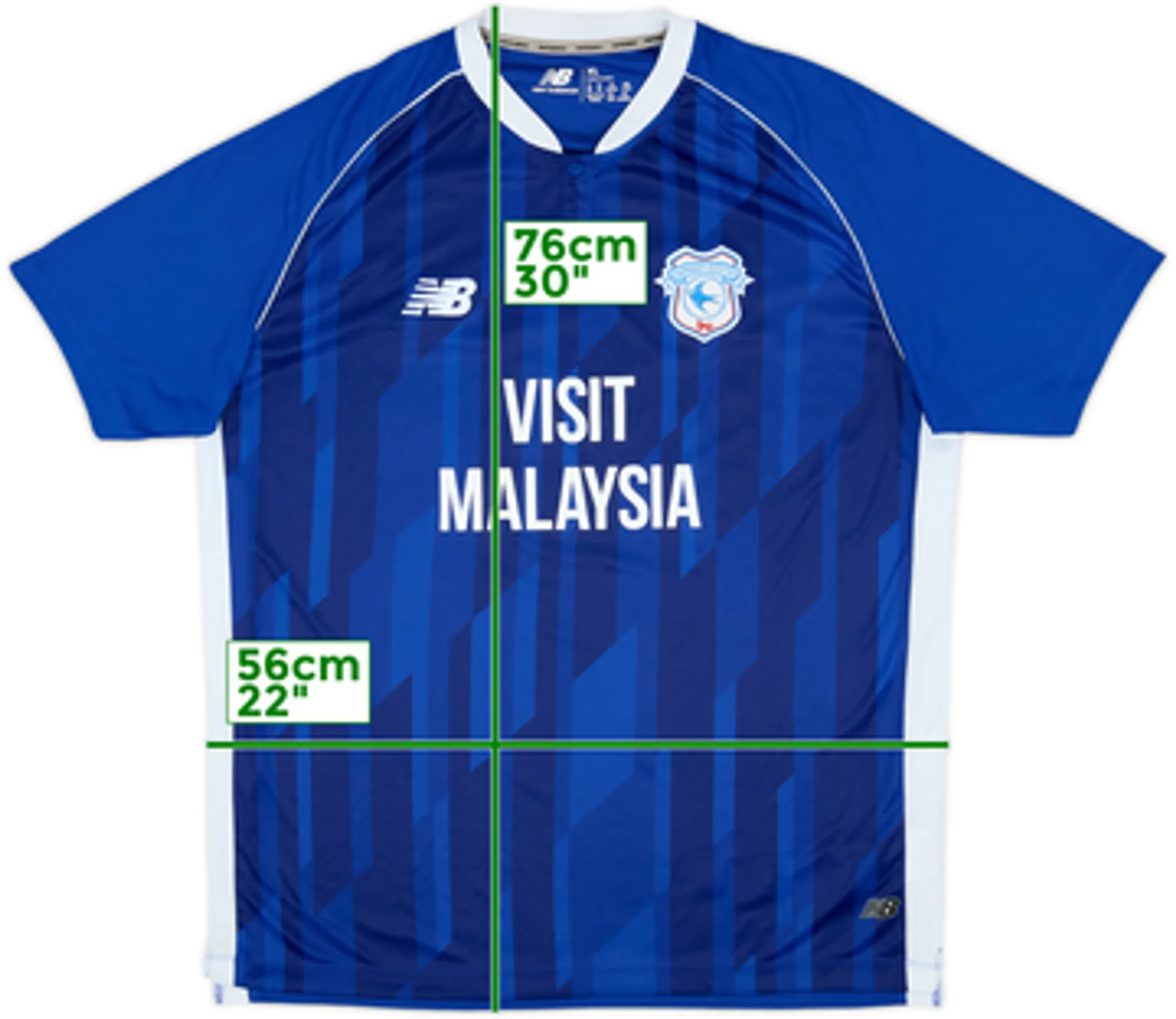 NewBalance Cardiff City Mens SS Home Shirt 2023/24