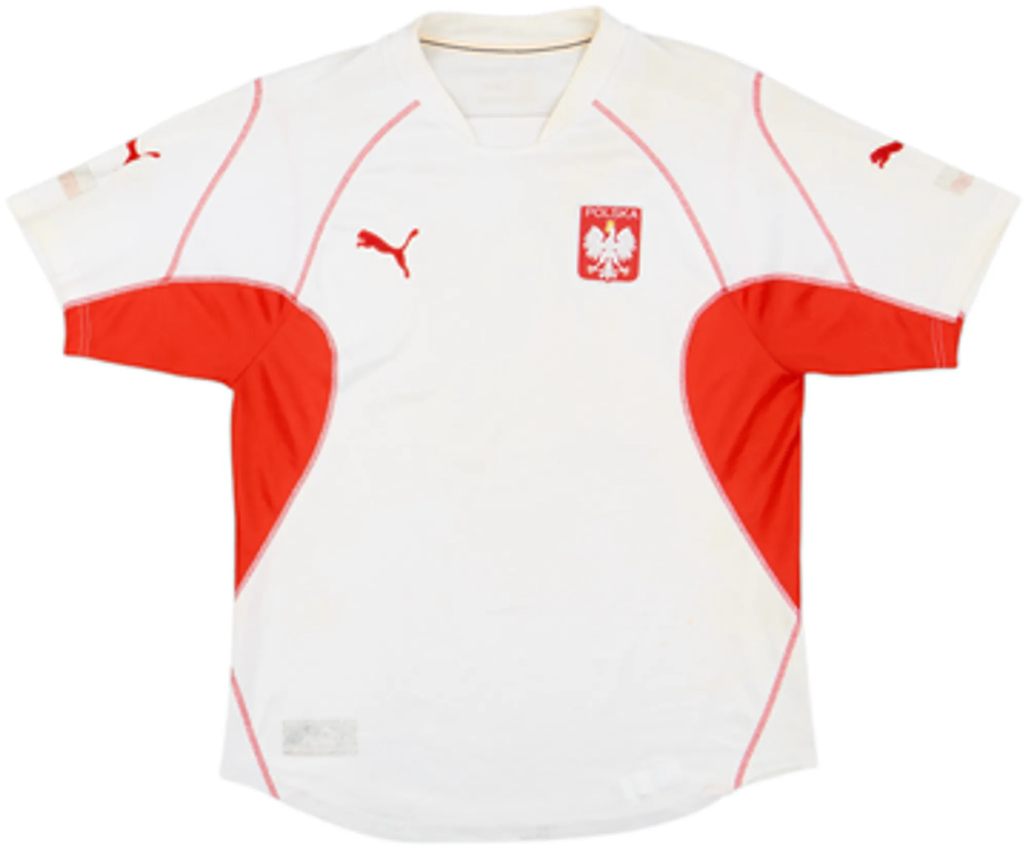 Puma Poland Mens SS Home Shirt 2002