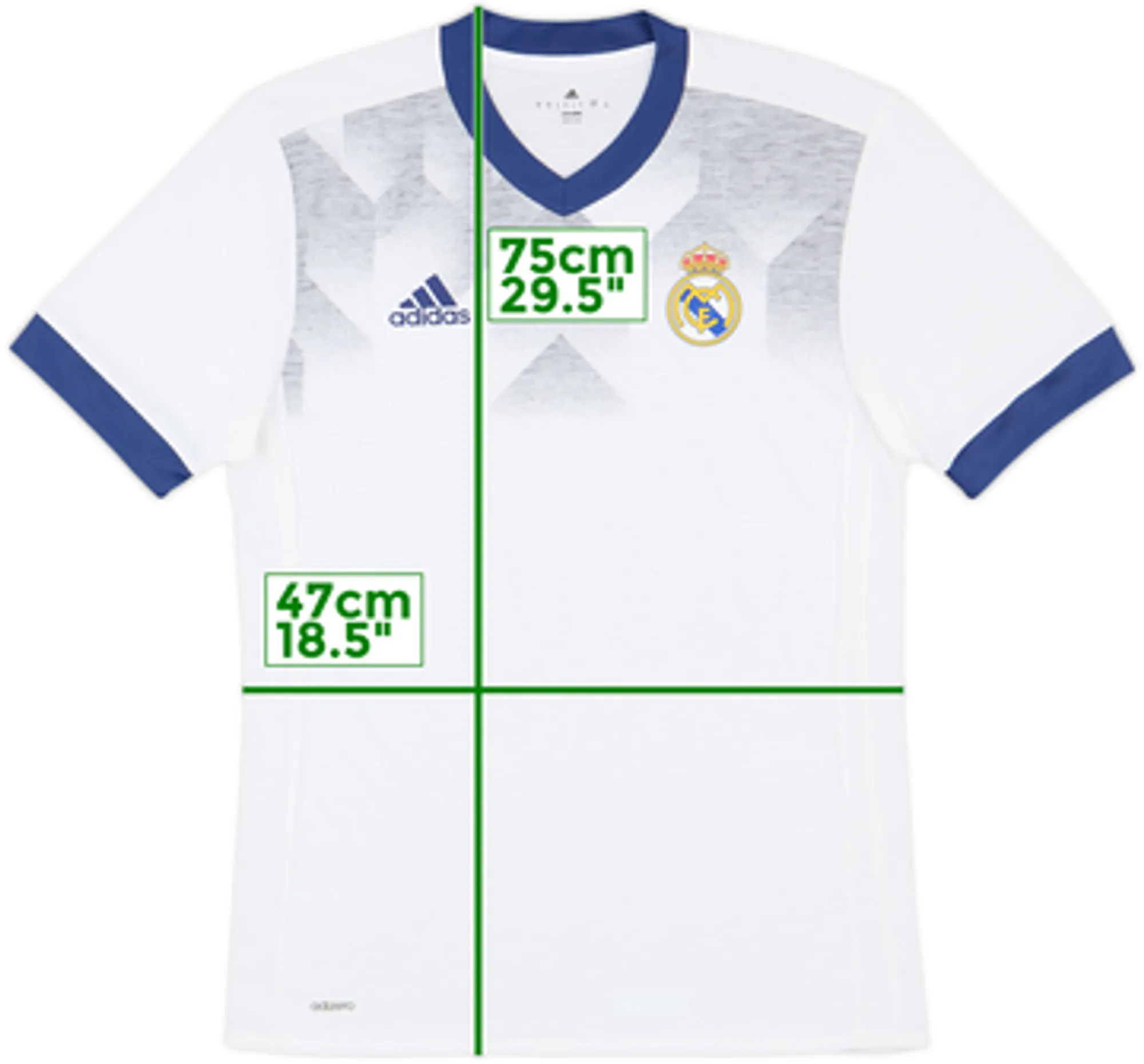 adidas Real Madrid Mens SS Home Shirt 2016/17