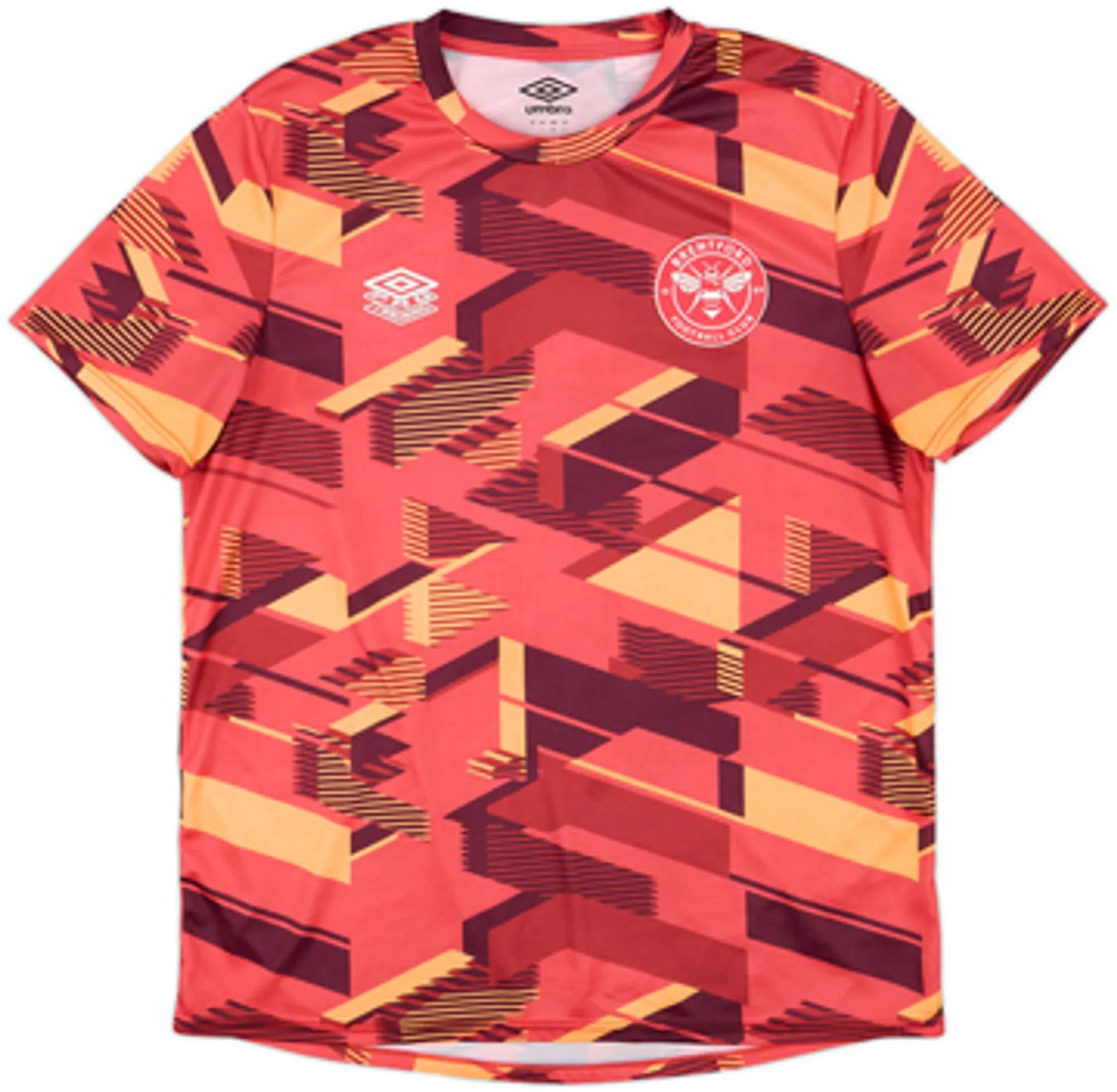 Umbro Brentford Mens SS Home Shirt 2023/24