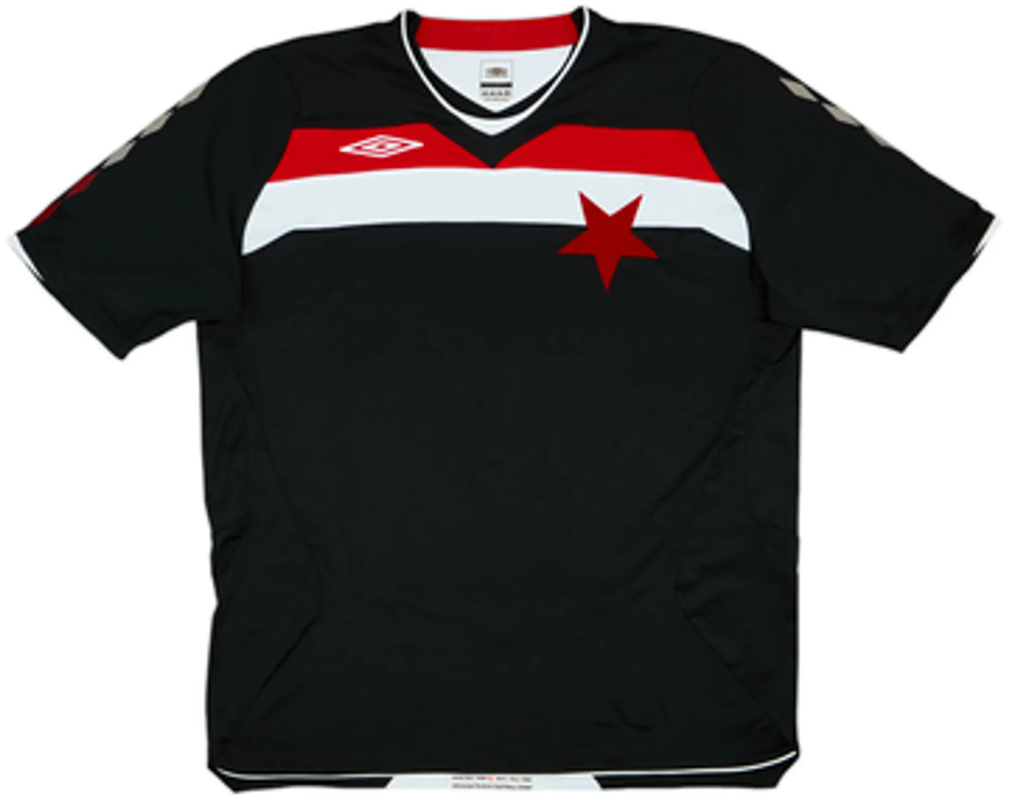 Umbro Slavia Prague Mens SS Away Shirt 2008/09