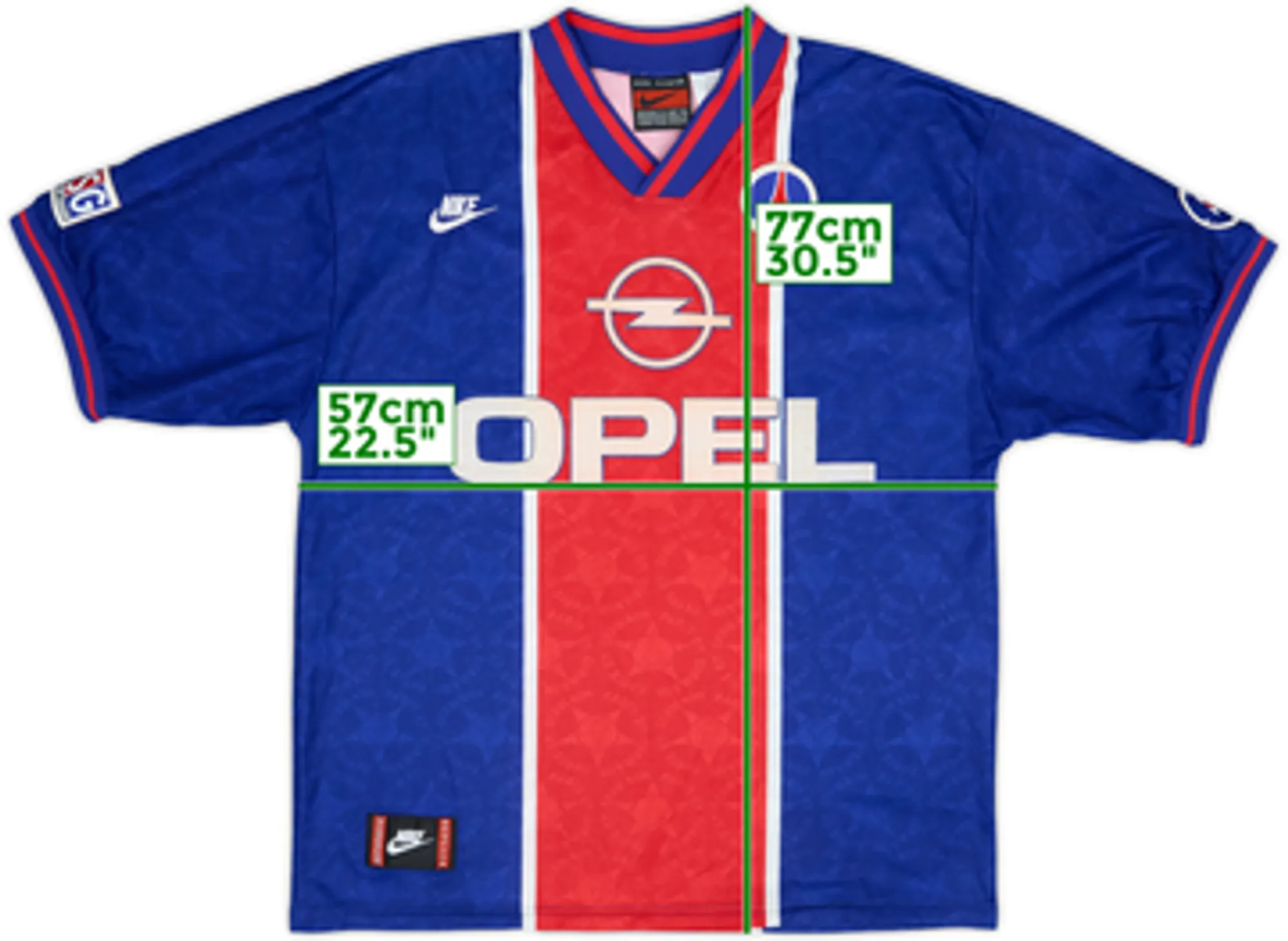 Nike Paris Saint Germain Mens SS Home Shirt 1995/96