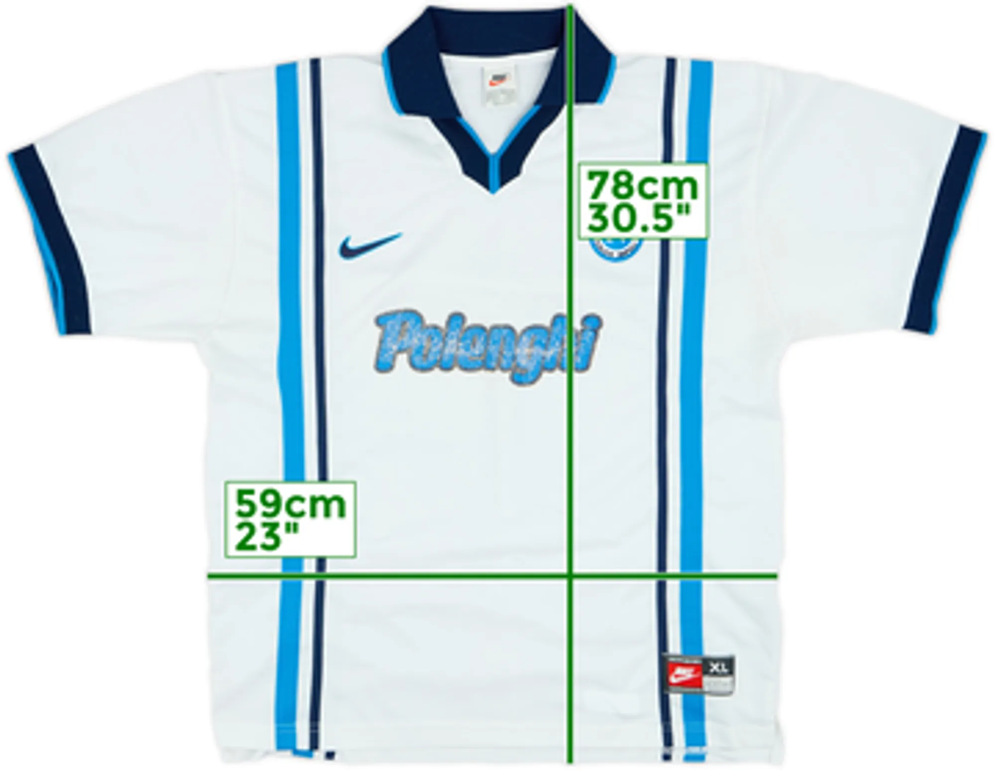 Nike Napoli Mens SS Away Shirt 1997/98