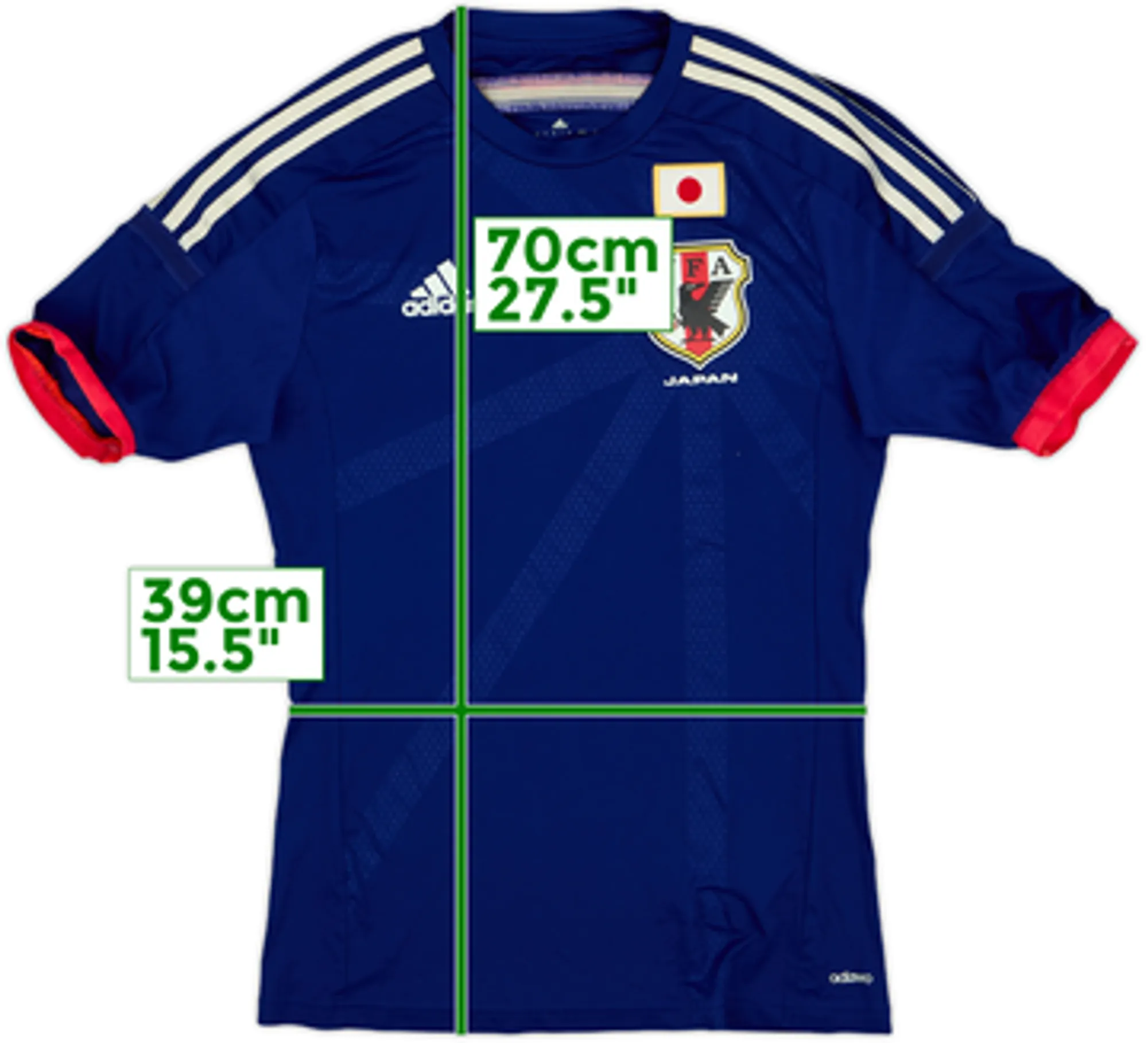 adidas Japan Mens SS Player Issue Home Shirt 2013
