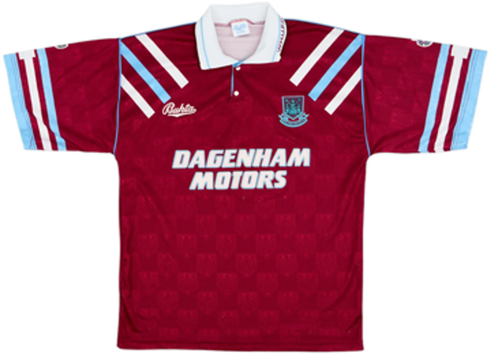 Bukta West Ham United Mens SS Home Shirt 1991/92