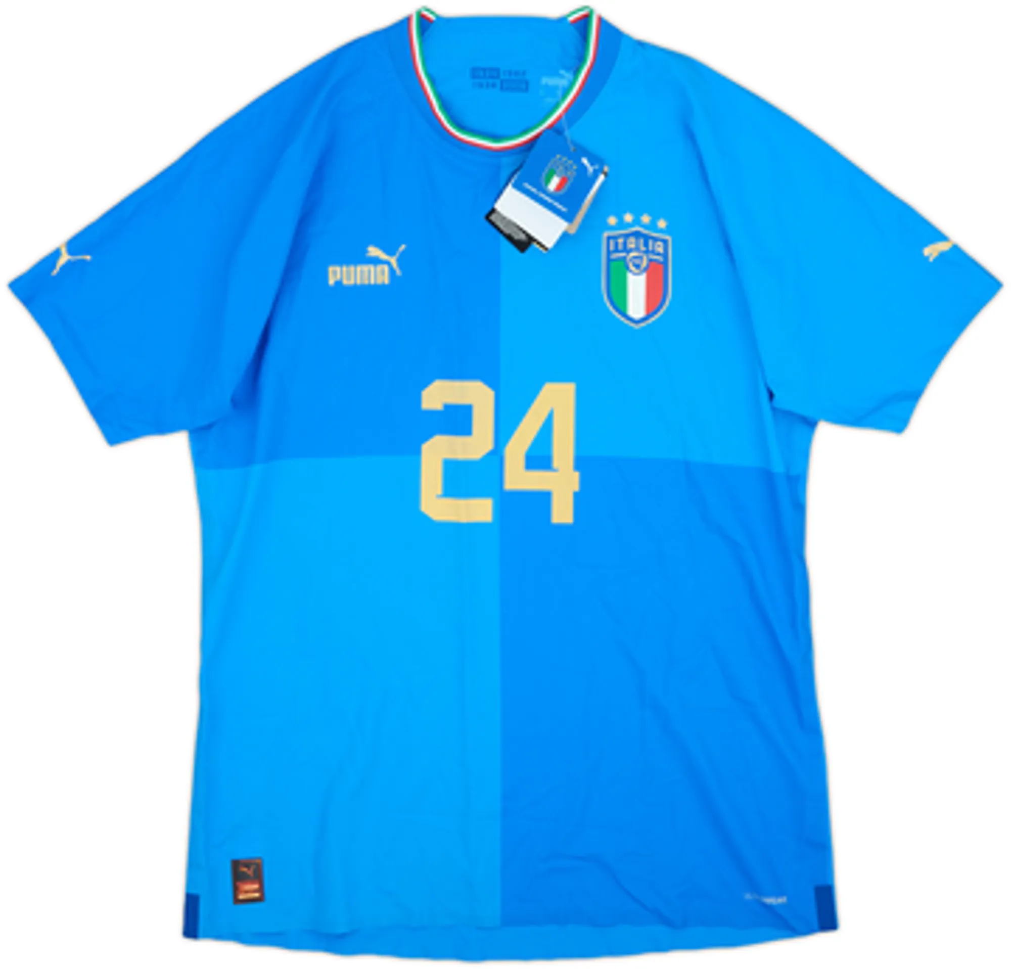 Puma Italy Mens SS Player Issue Home Shirt 2022