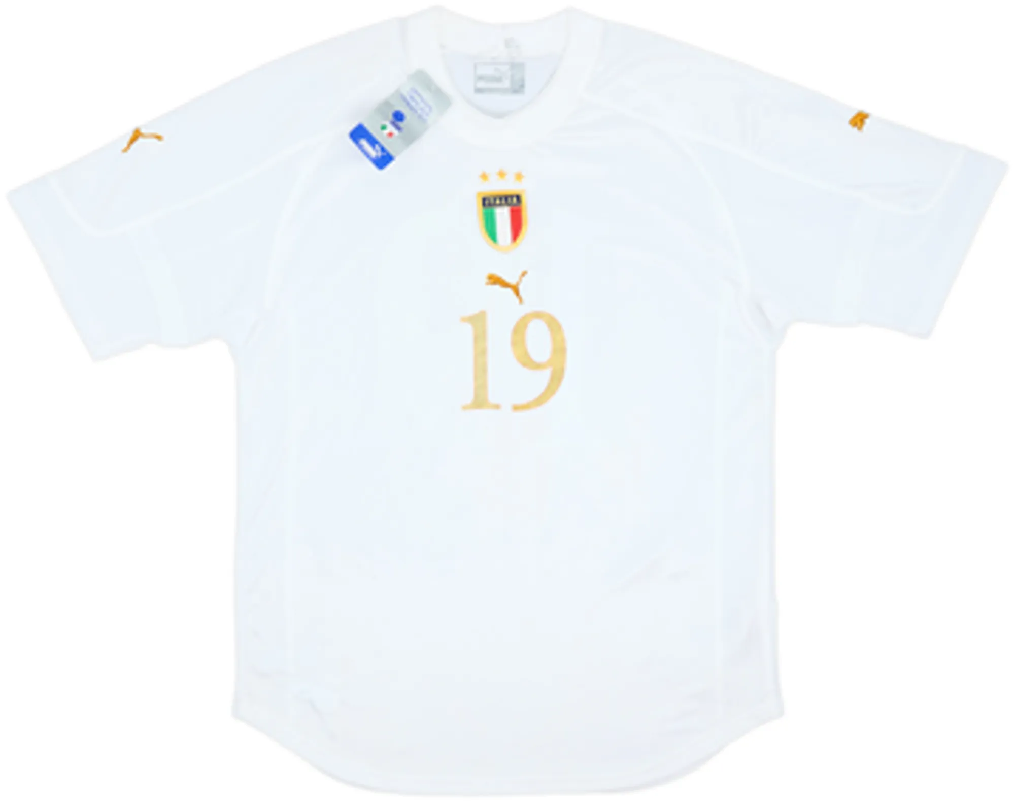 Puma Italy Mens SS Player Issue Away Shirt 2004