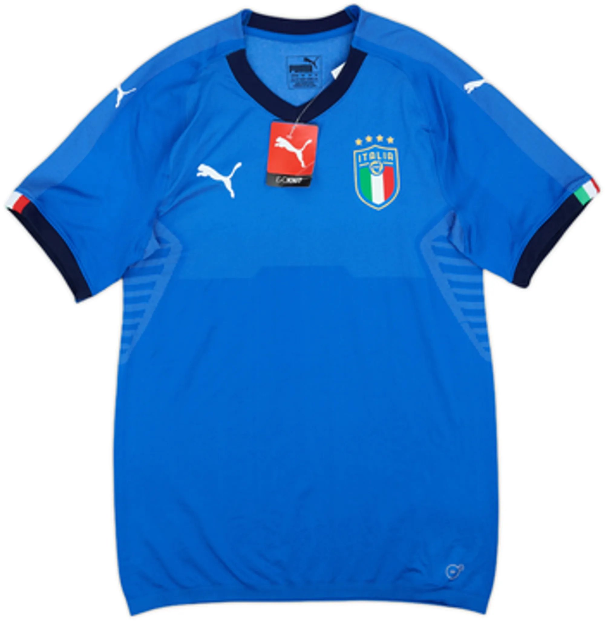 Puma Italy Mens SS Player Issue Home Shirt 2018