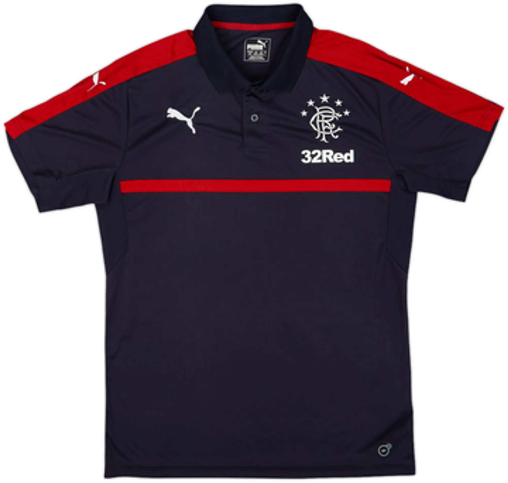 2016-17 Rangers Puma Polo Shirt - 7/10 - (L)