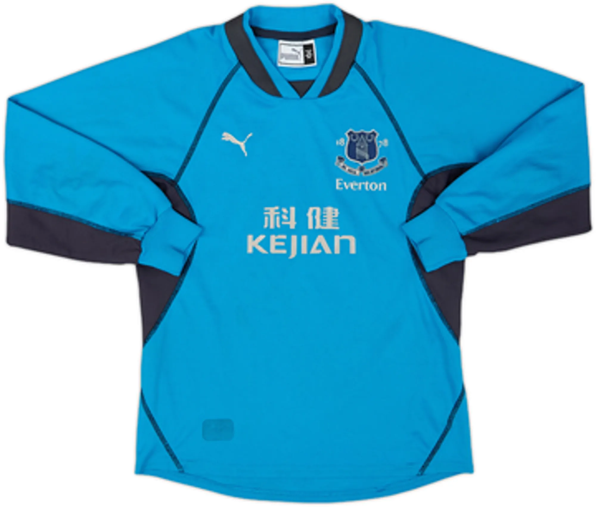 Puma Everton Boys LS Goalkeeper Home Shirt 2002/03