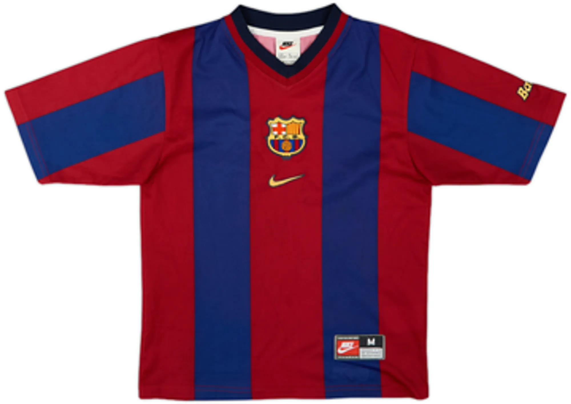 Nike Barcelona Boys SS Home Shirt 1998/00