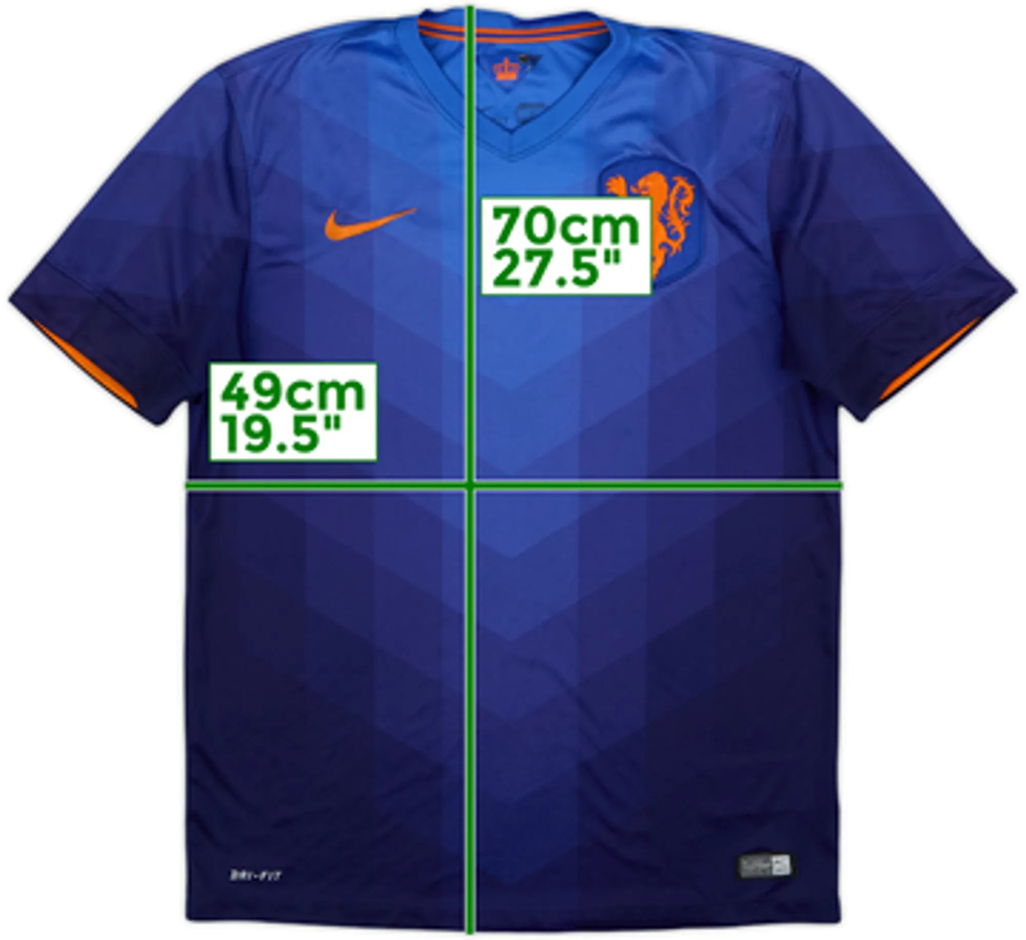 Nike Netherlands Mens SS Away Shirt 2014