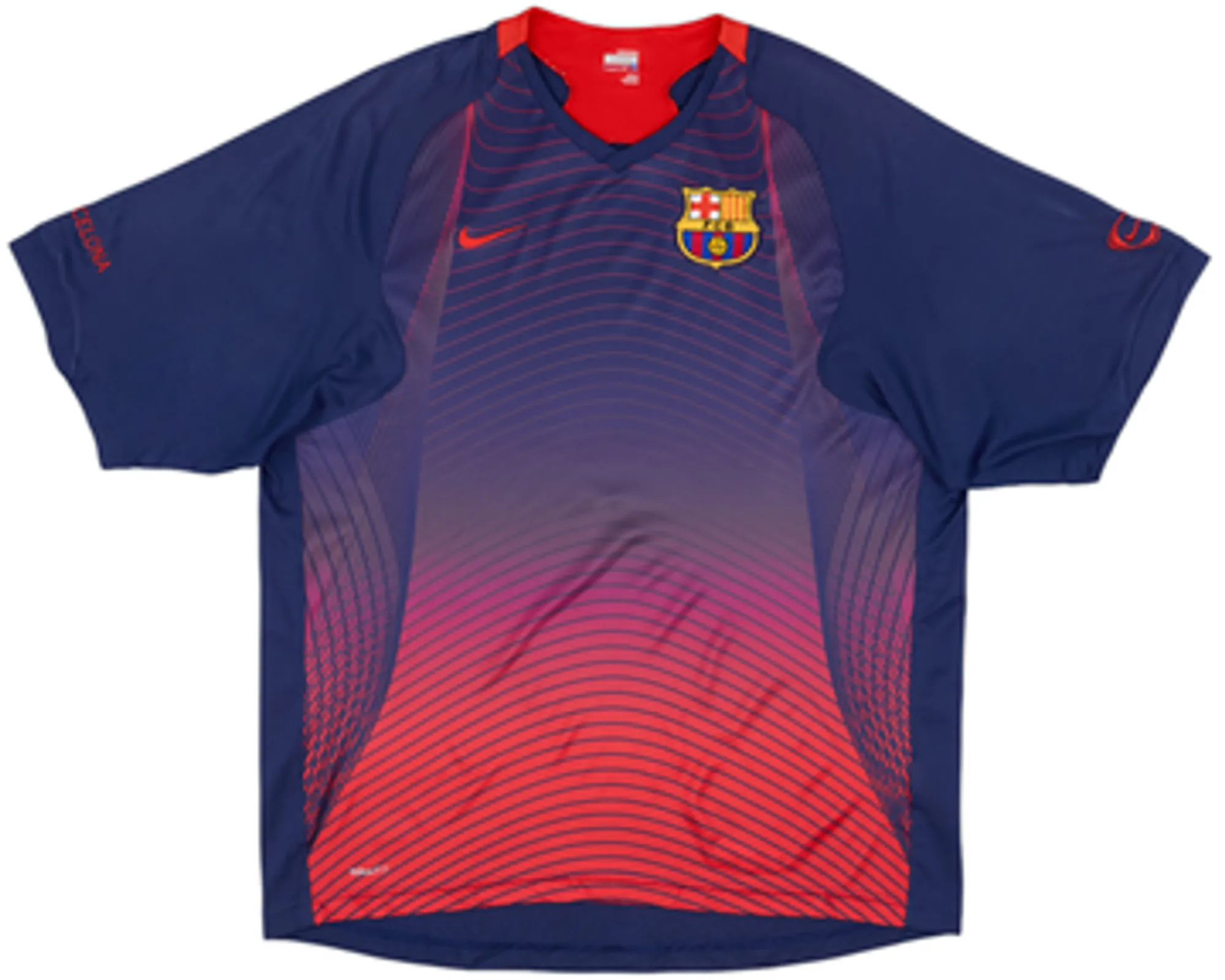 Nike Barcelona Mens SS Home Shirt 2007/08