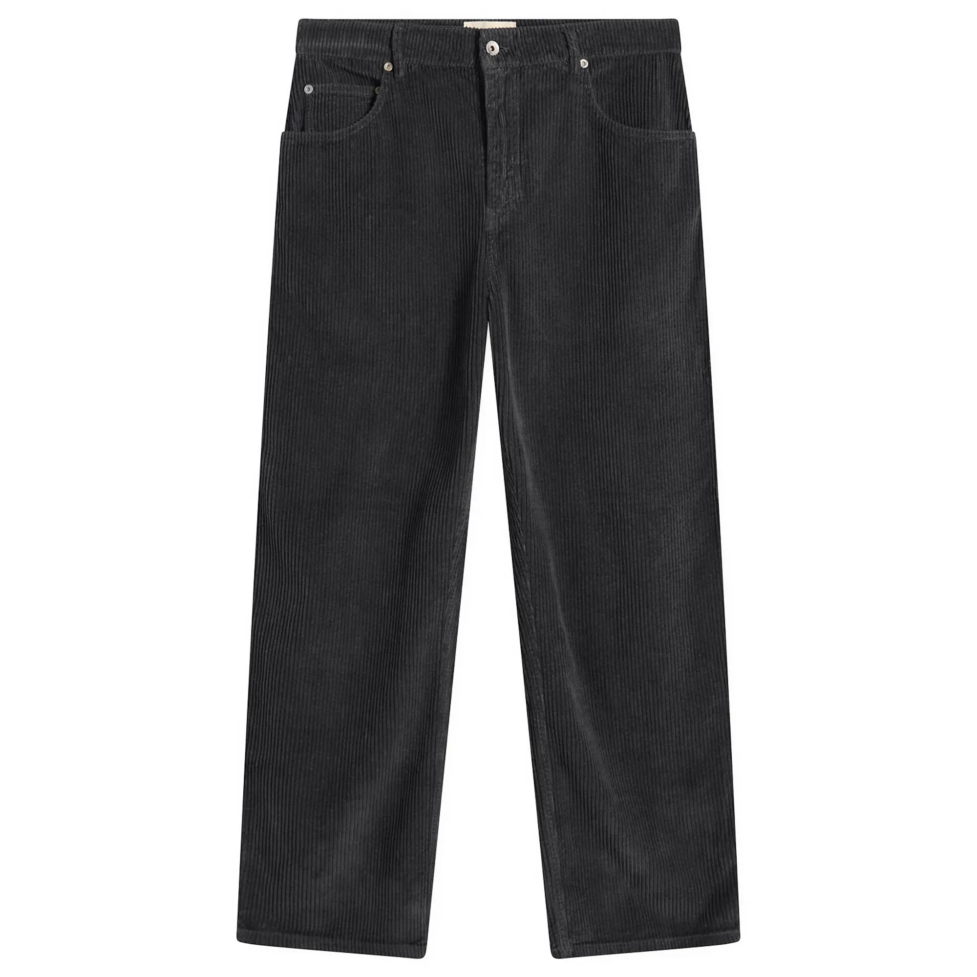Folk Men's Barrel Leg Pant Smoke Grey Chunky Cord