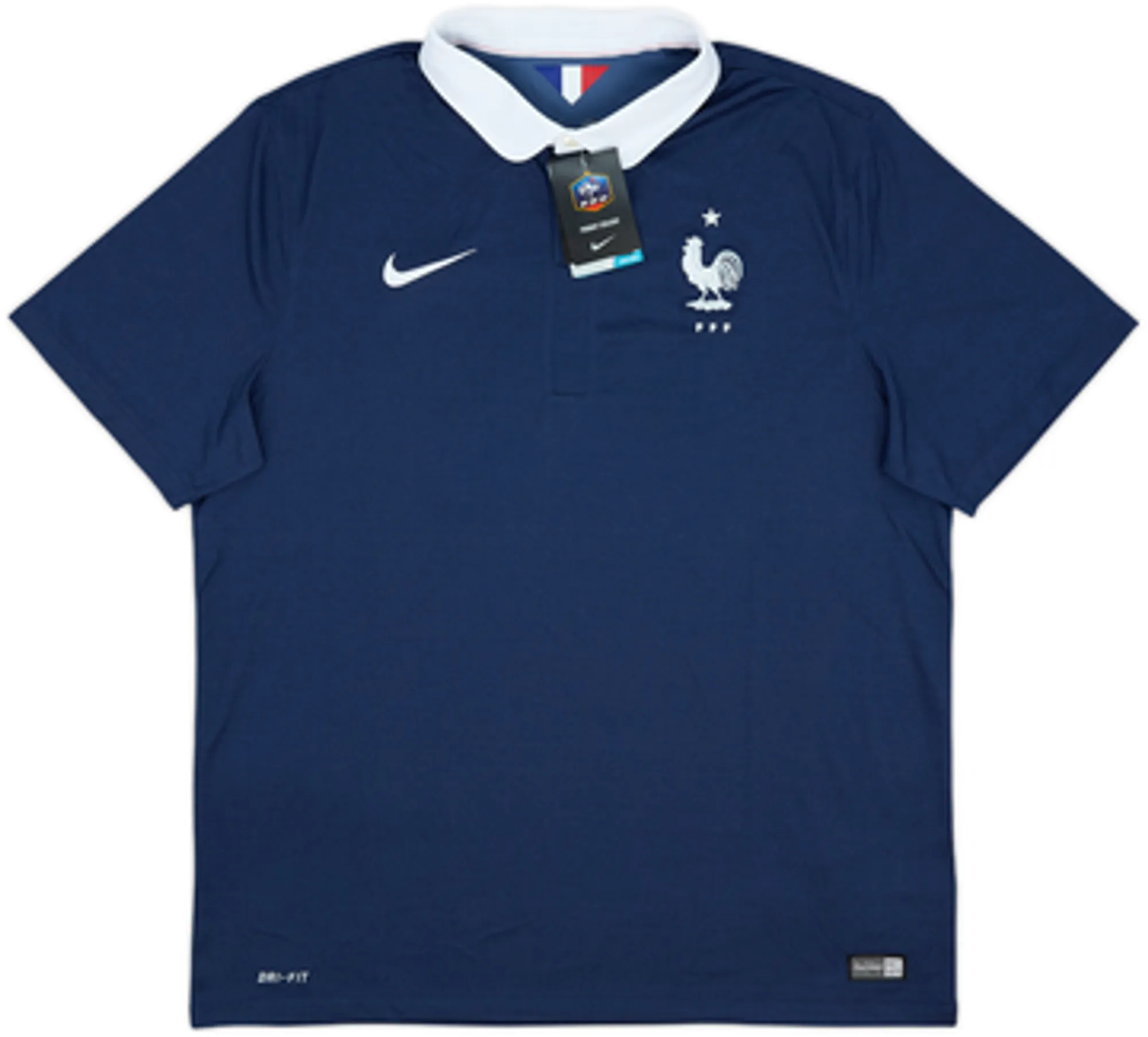Nike France Mens SS Home Shirt 2014