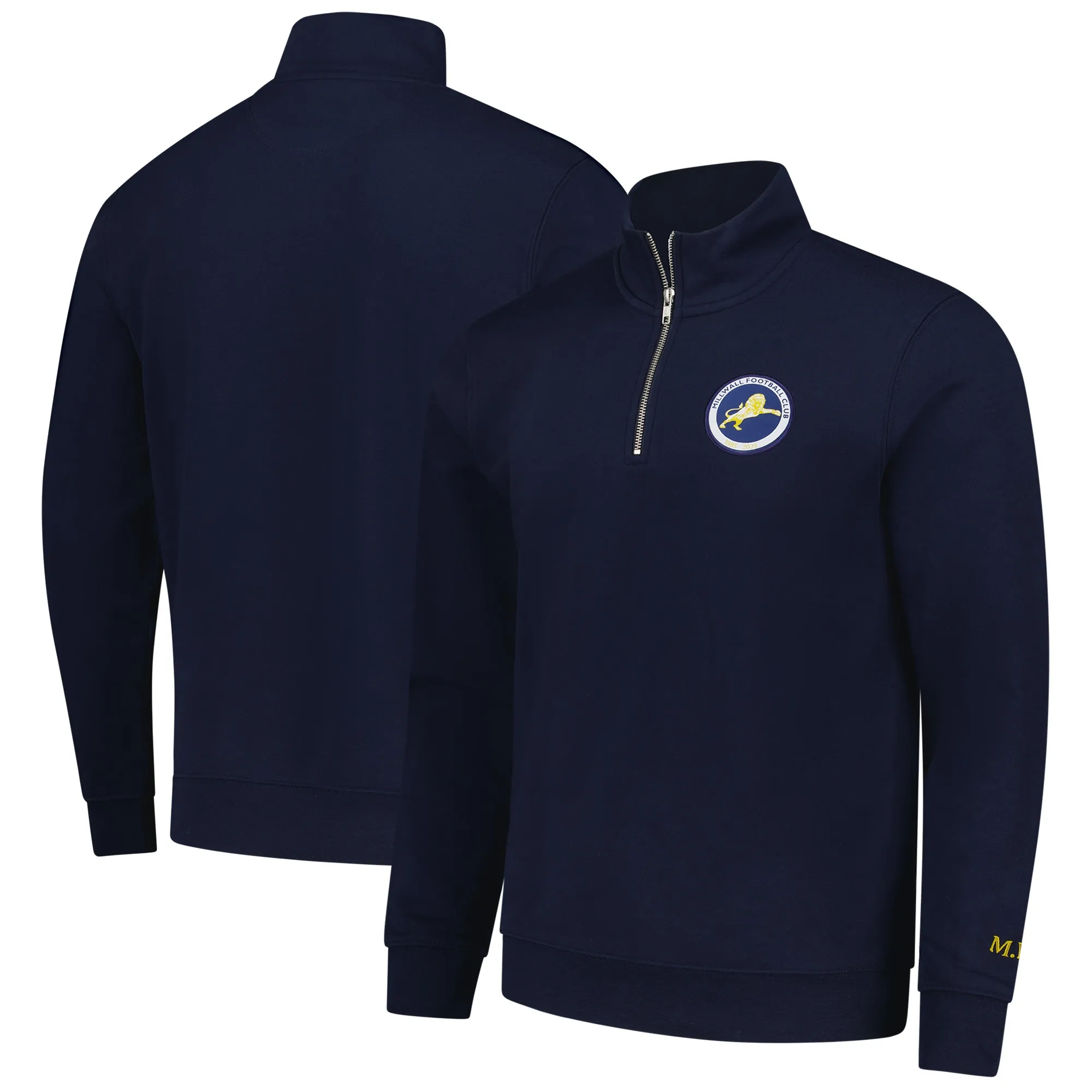 Millwall 140 Year Anniversary Half Zip - Navy