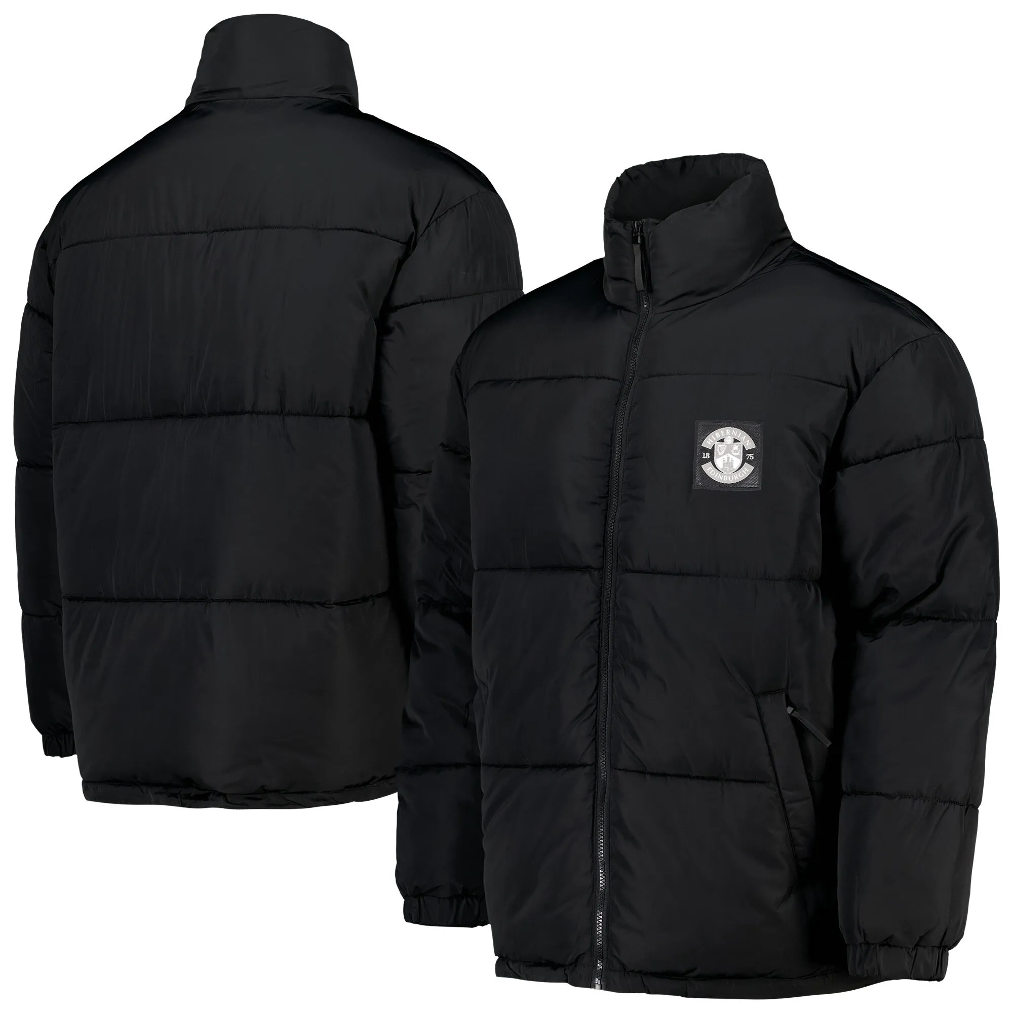 Hibernian Padded Jacket - Black - Mens