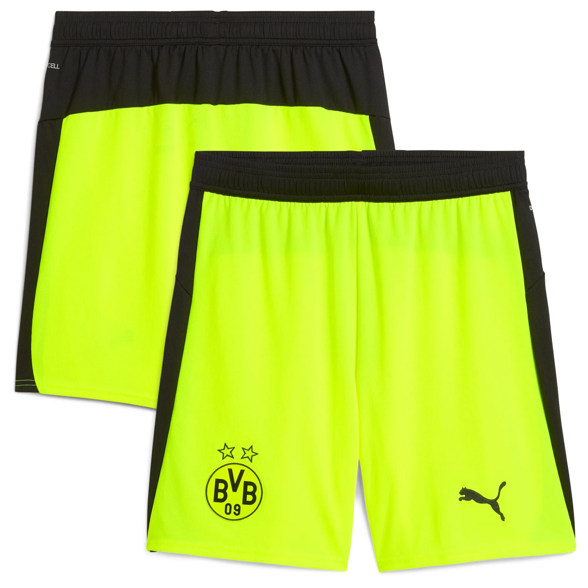 PUMA Borussia Dortmund 25/26 Shorts Men, Yellow Alert/Black