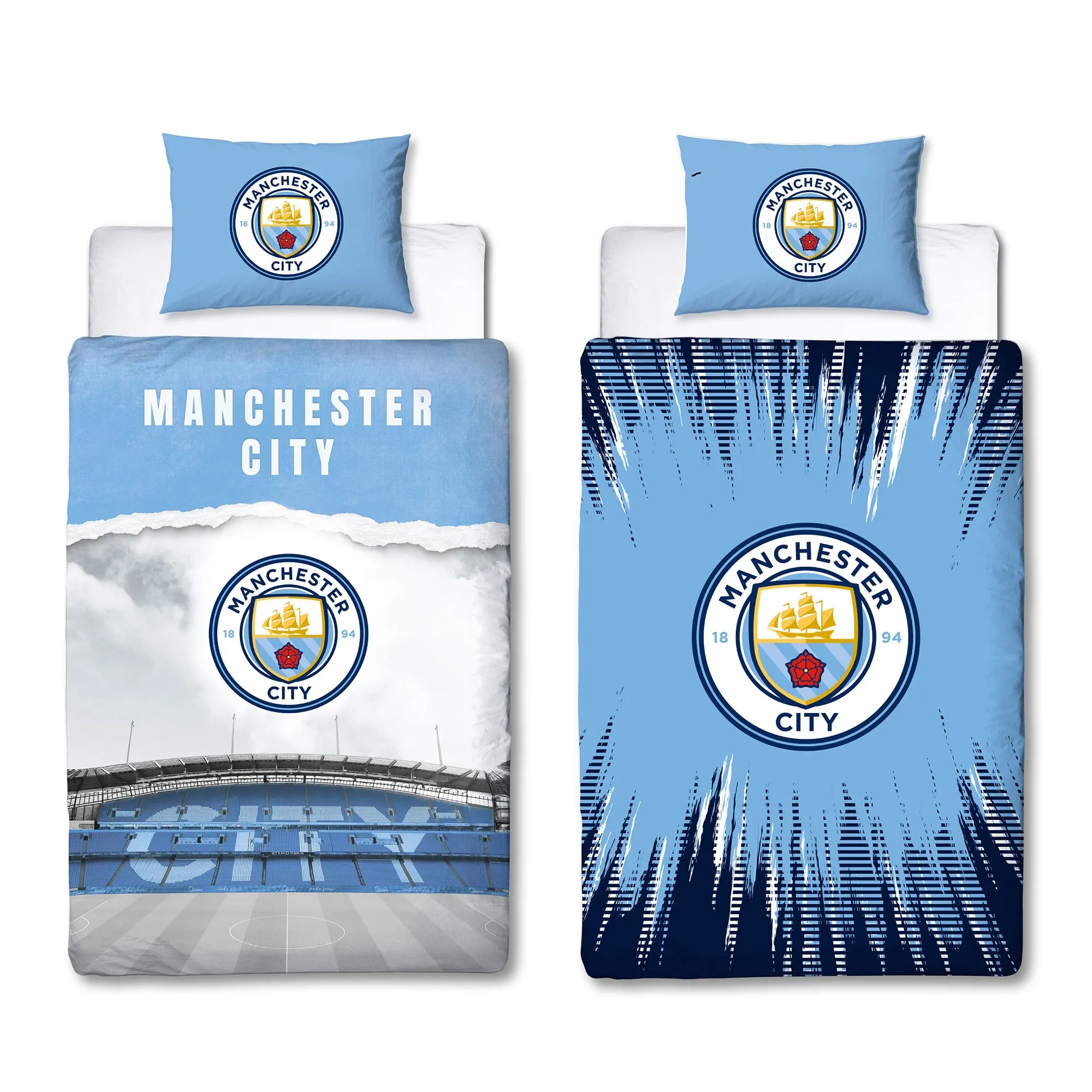 Manchester City Blue Moon Single Panel Duvet