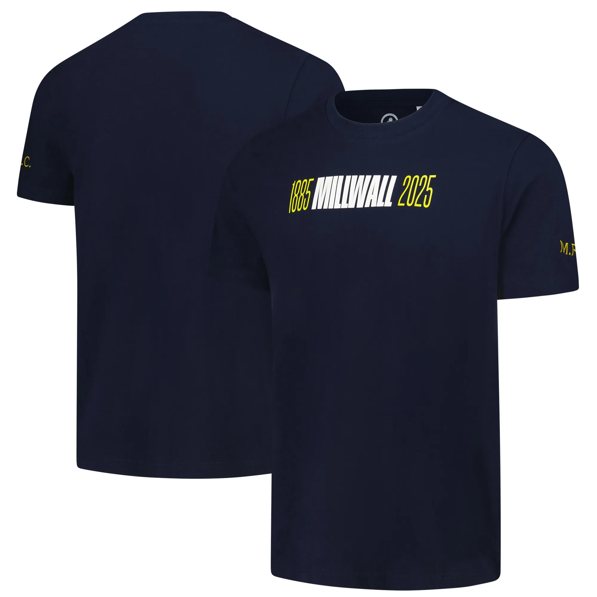 Millwall 140 Year Anniversary Graphic T-Shirt - Navy