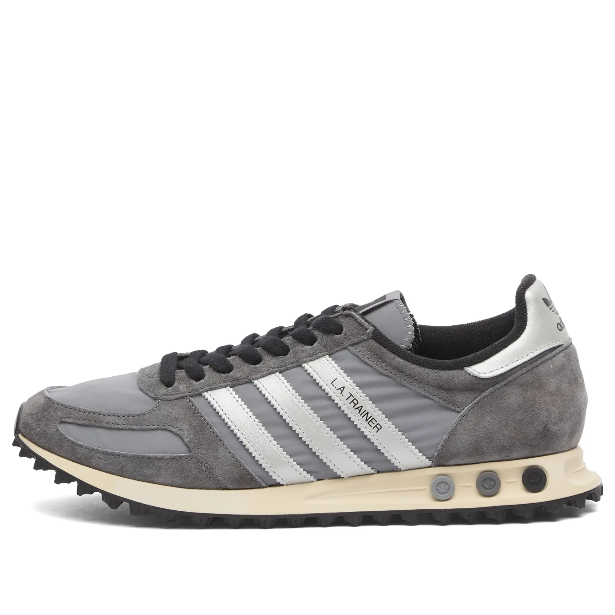 Adidas Men's La Trainer OG Sneaker Grey Three/Silver Met./Off White