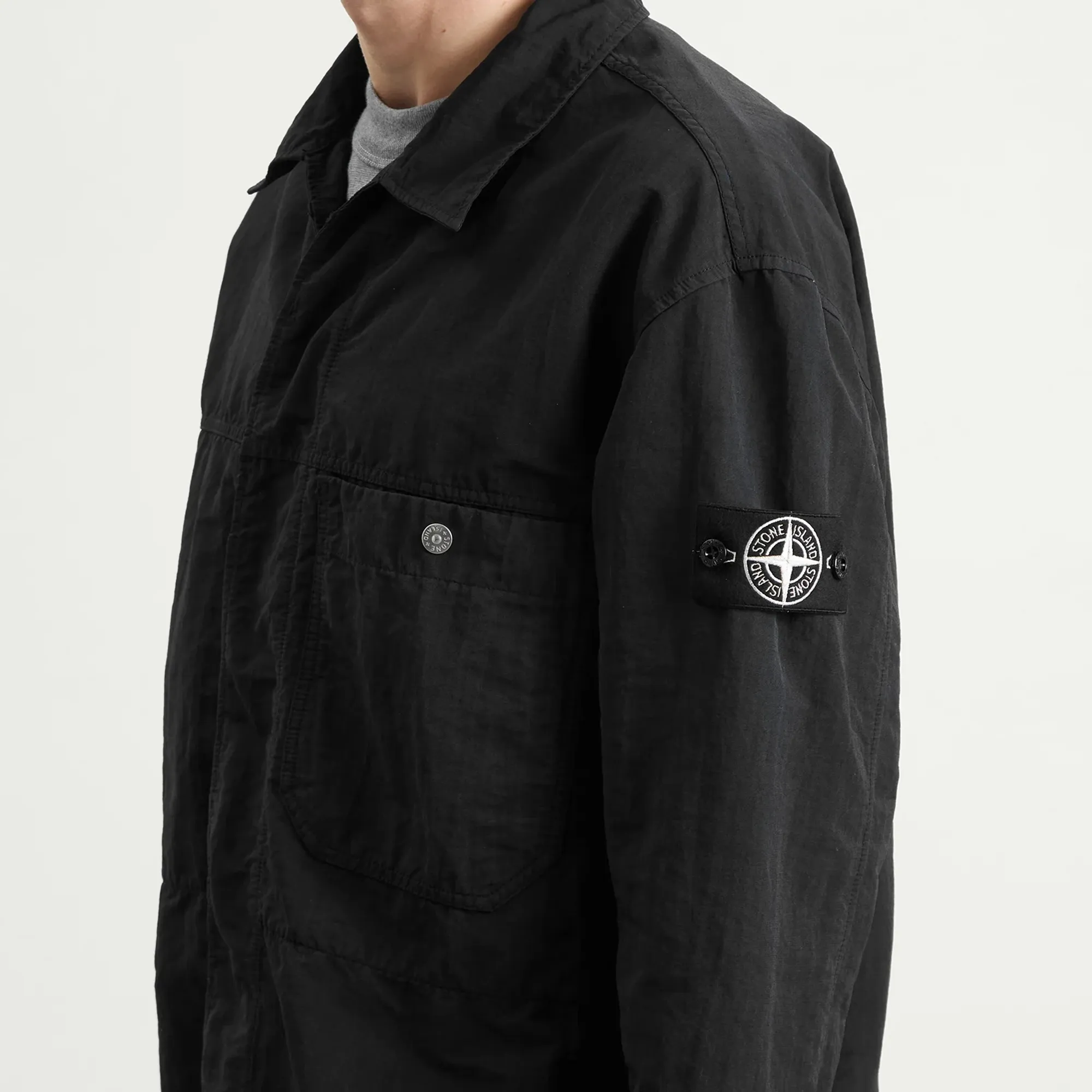 Stone Island Men's Naslan-TC Corrosion Treatment Shirt Jacket