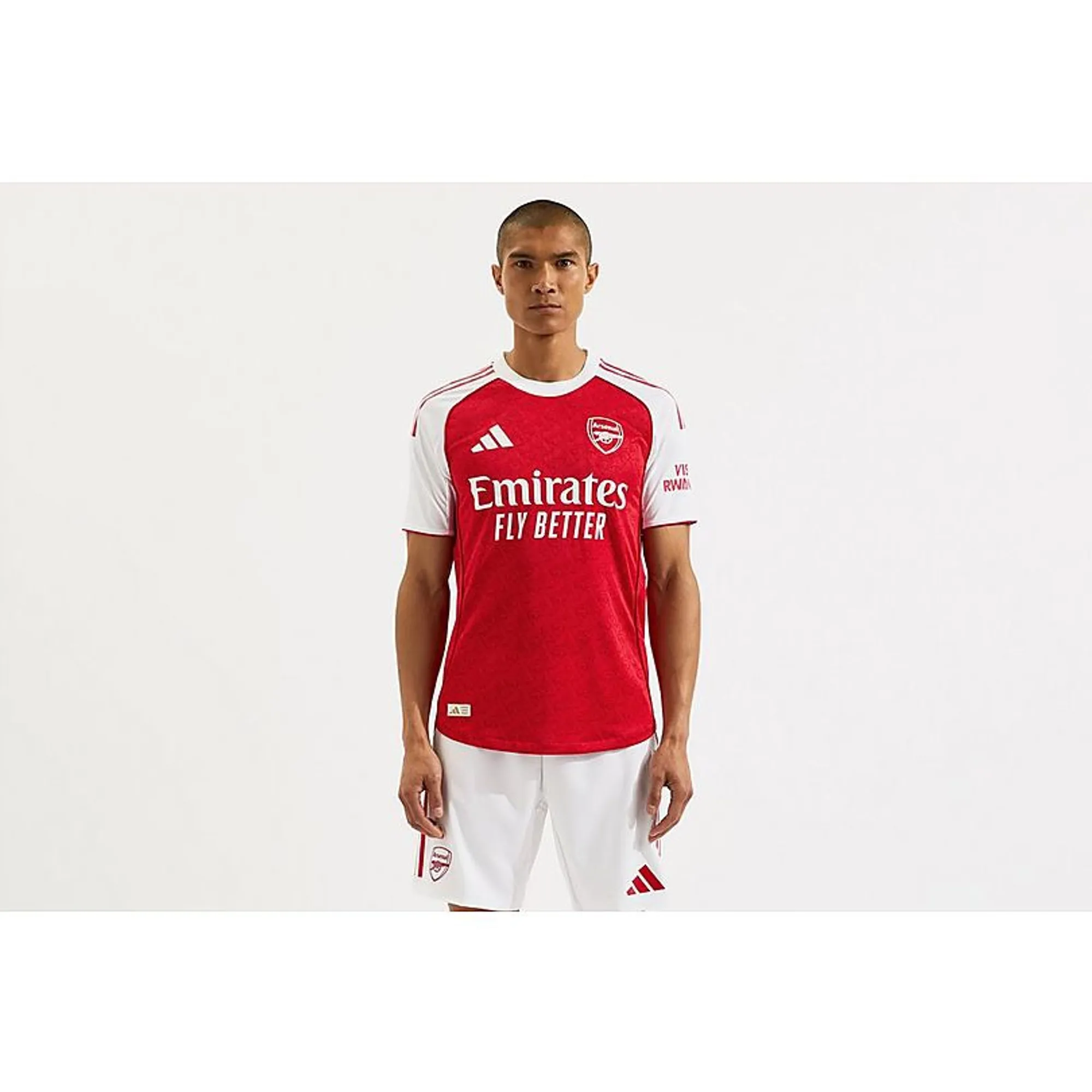 Arsenal adidas 25/26 Authentic Home Shirt, Red