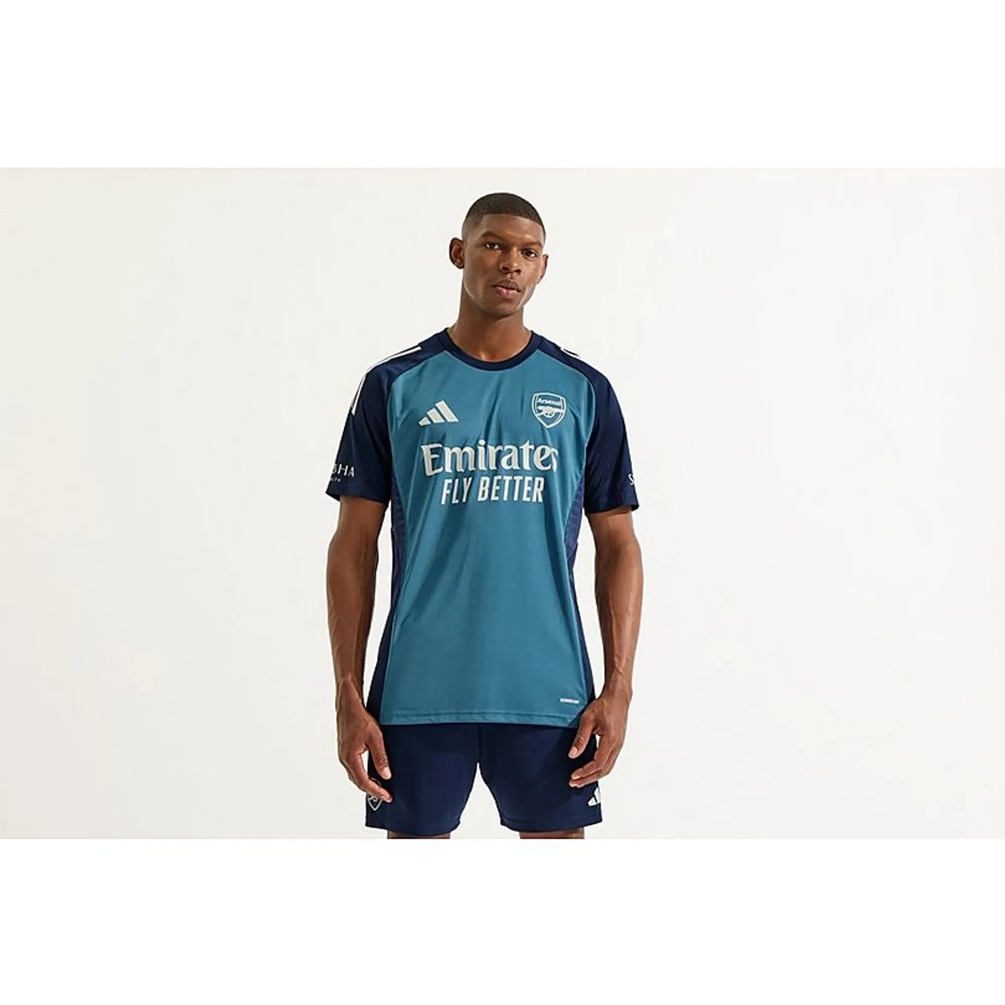 Arsenal adidas 25/26 Navy Training Shirt, Blue