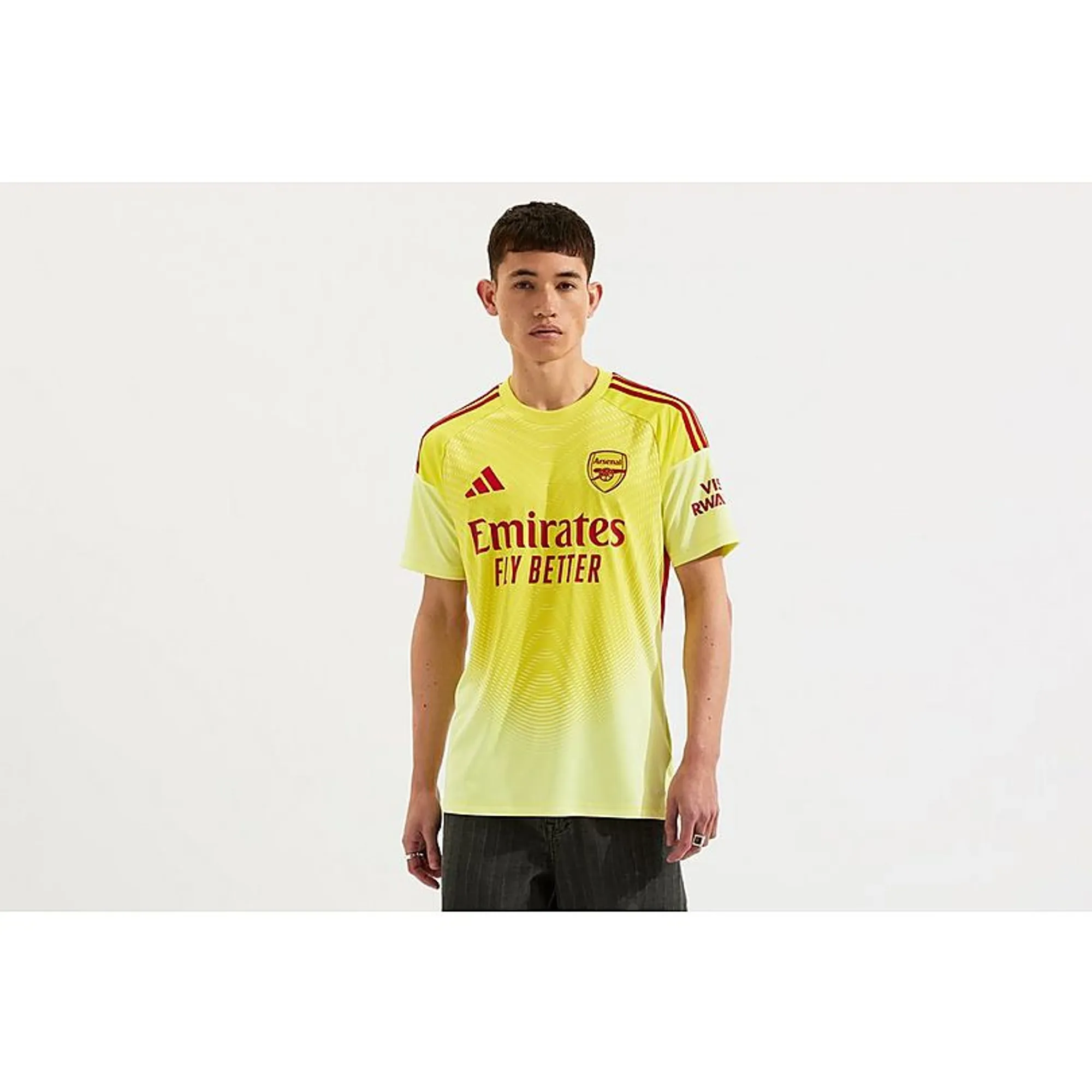 Arsenal adidas 25/26 Home Goalkeeper Shirt, Yellow