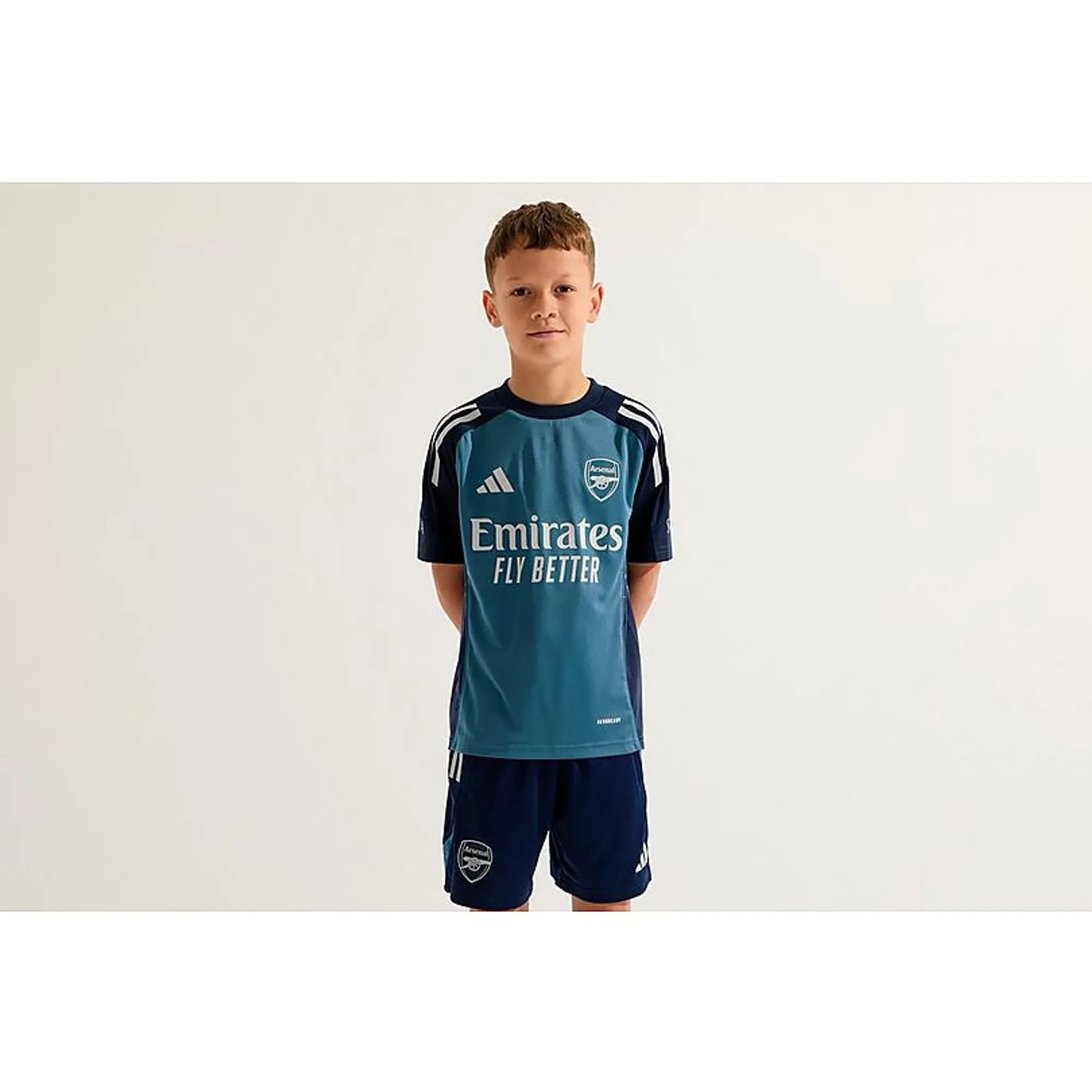 Arsenal adidas Kids 25/26 Training Shirt, Blue