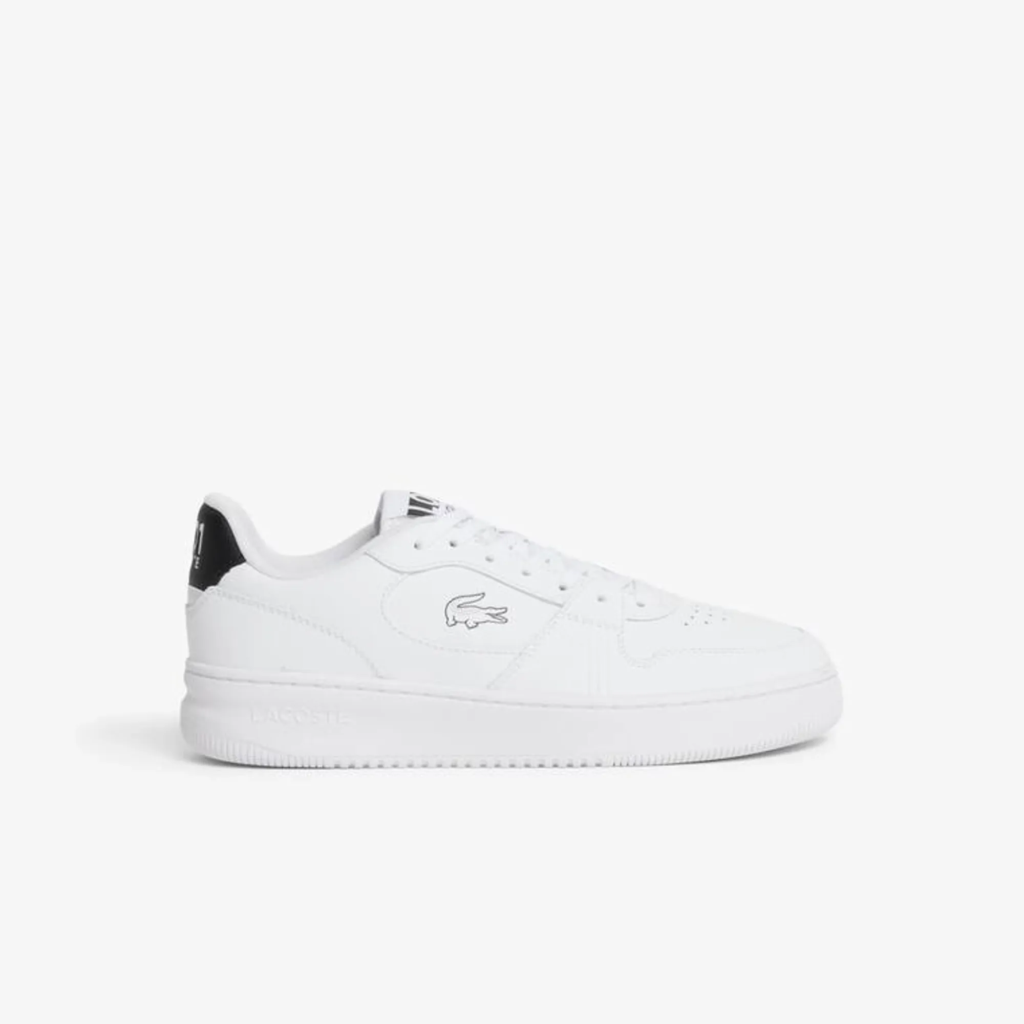 Lacoste Men's L001 Set Leather Sneakers - White & Black