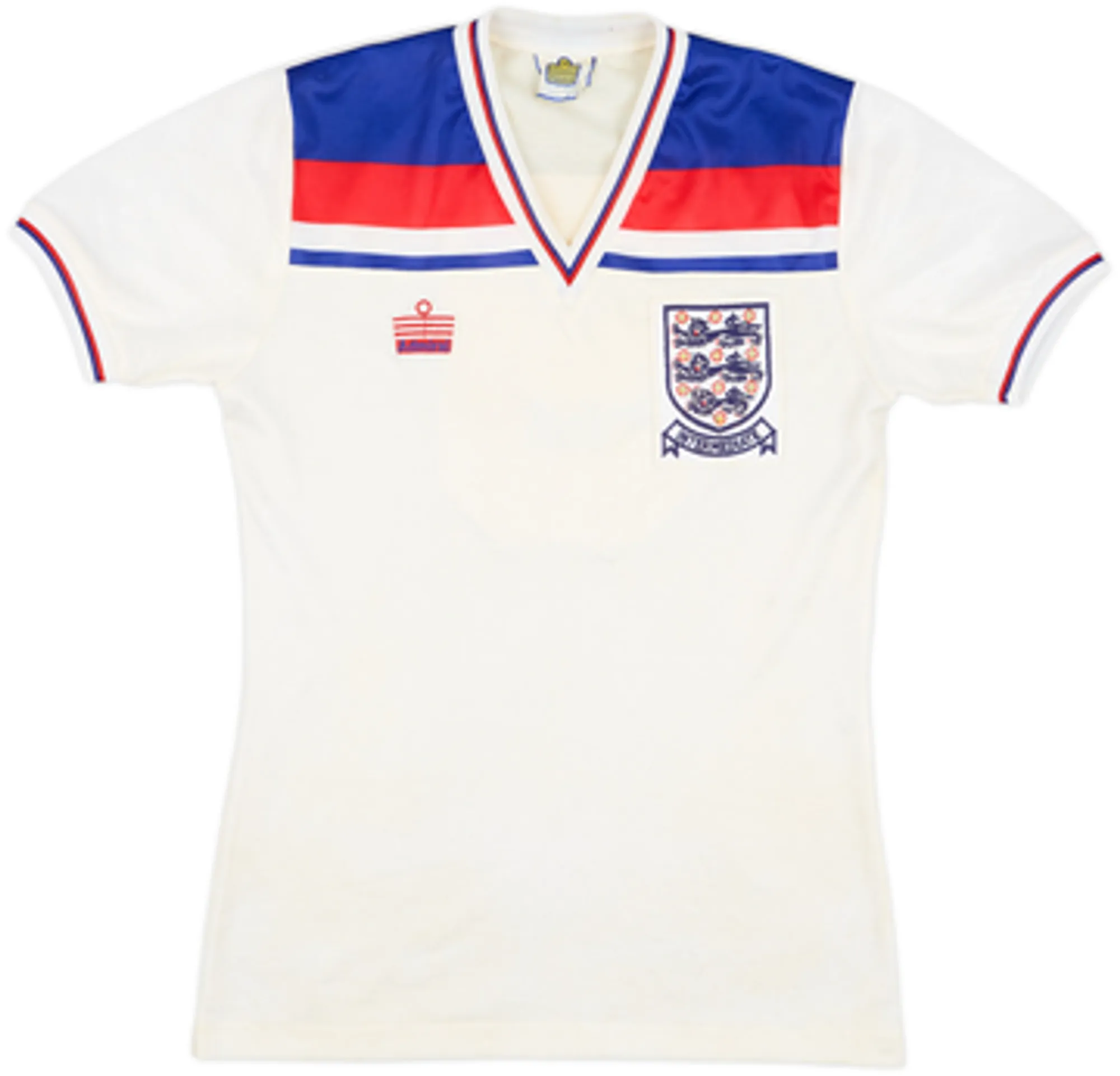 Admiral England Mens SS Player Issue Home Shirt 1982
