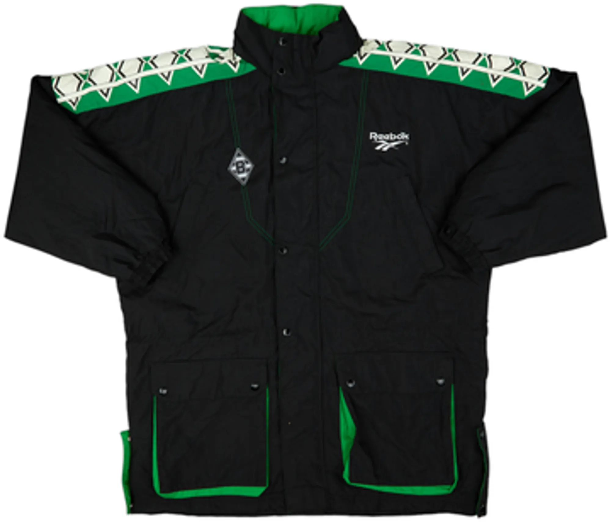 1996-97 Borussia Monchengladbach Reebok Padded Jacket - 6/10 - (XL)