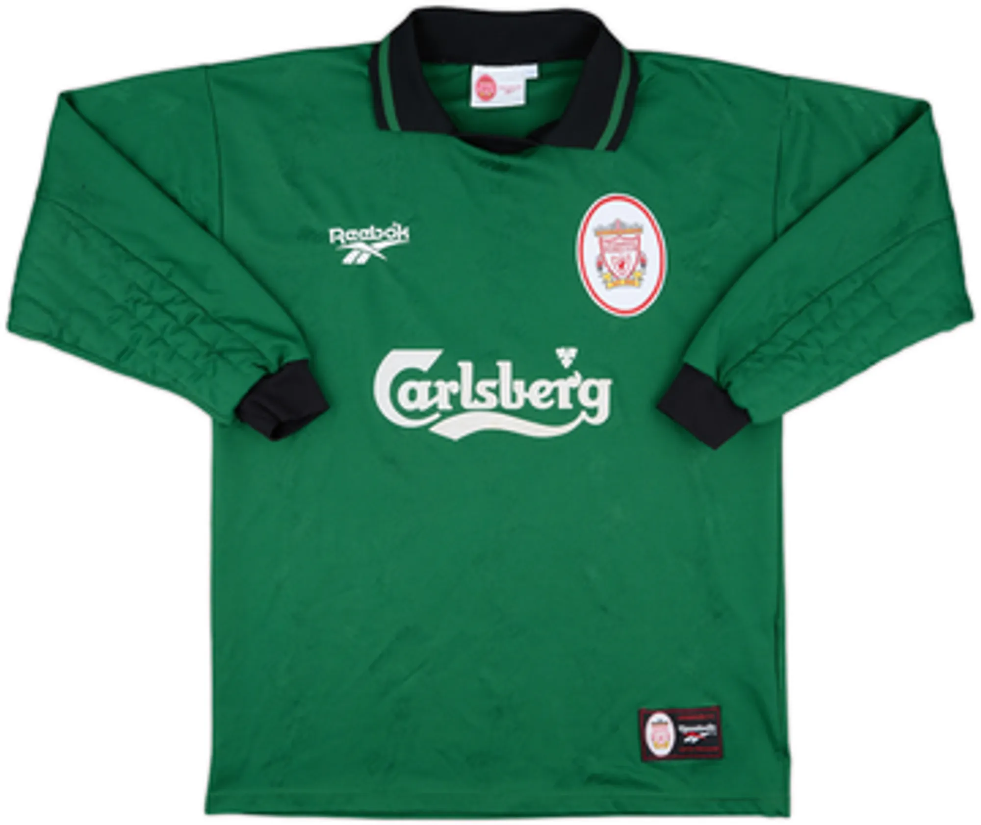 Reebok Liverpool Mens LS Goalkeeper Home Shirt 1996/97