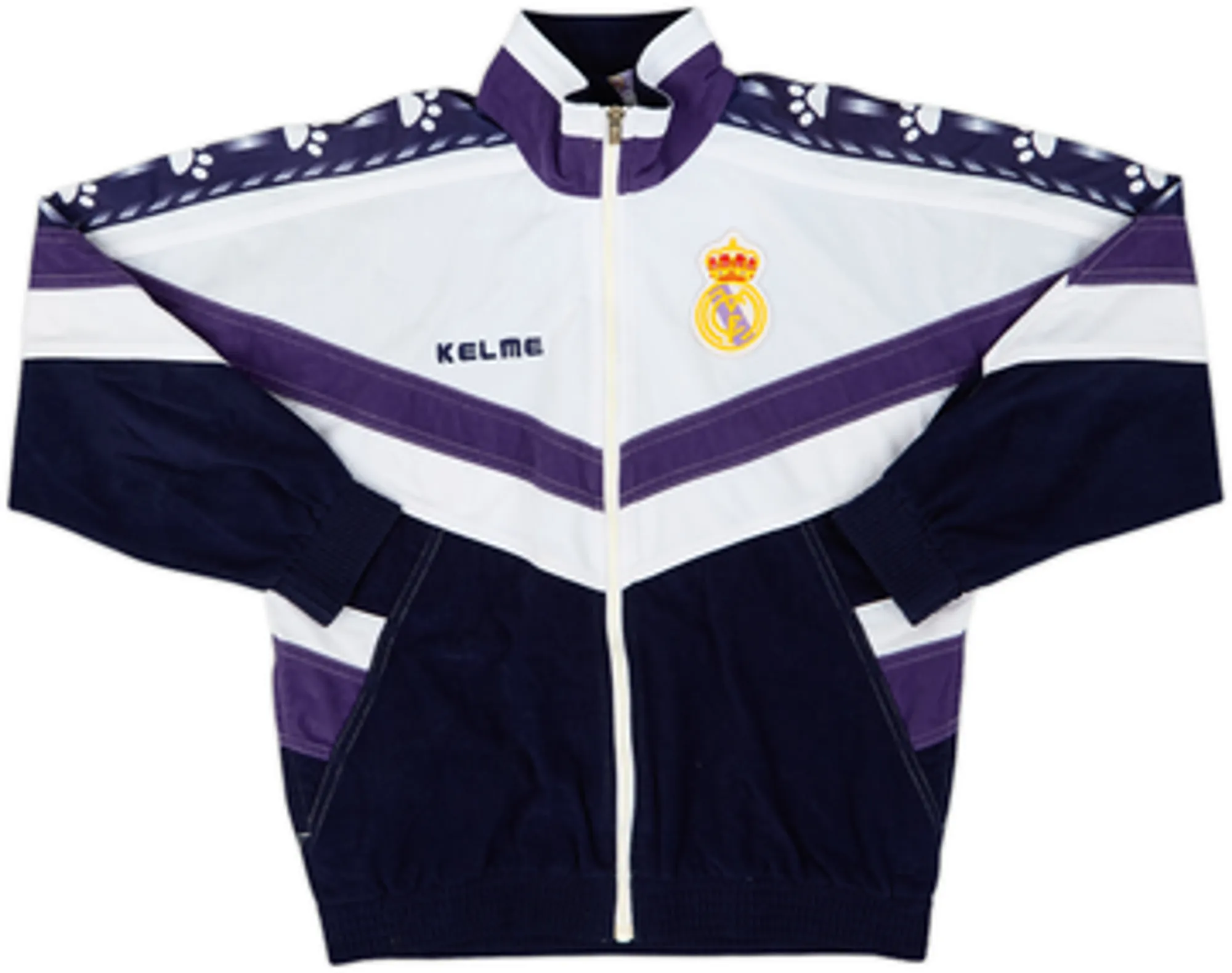 1997-98 Real Madrid Kelme Track Jacket - 7/10 - (L.Boys)