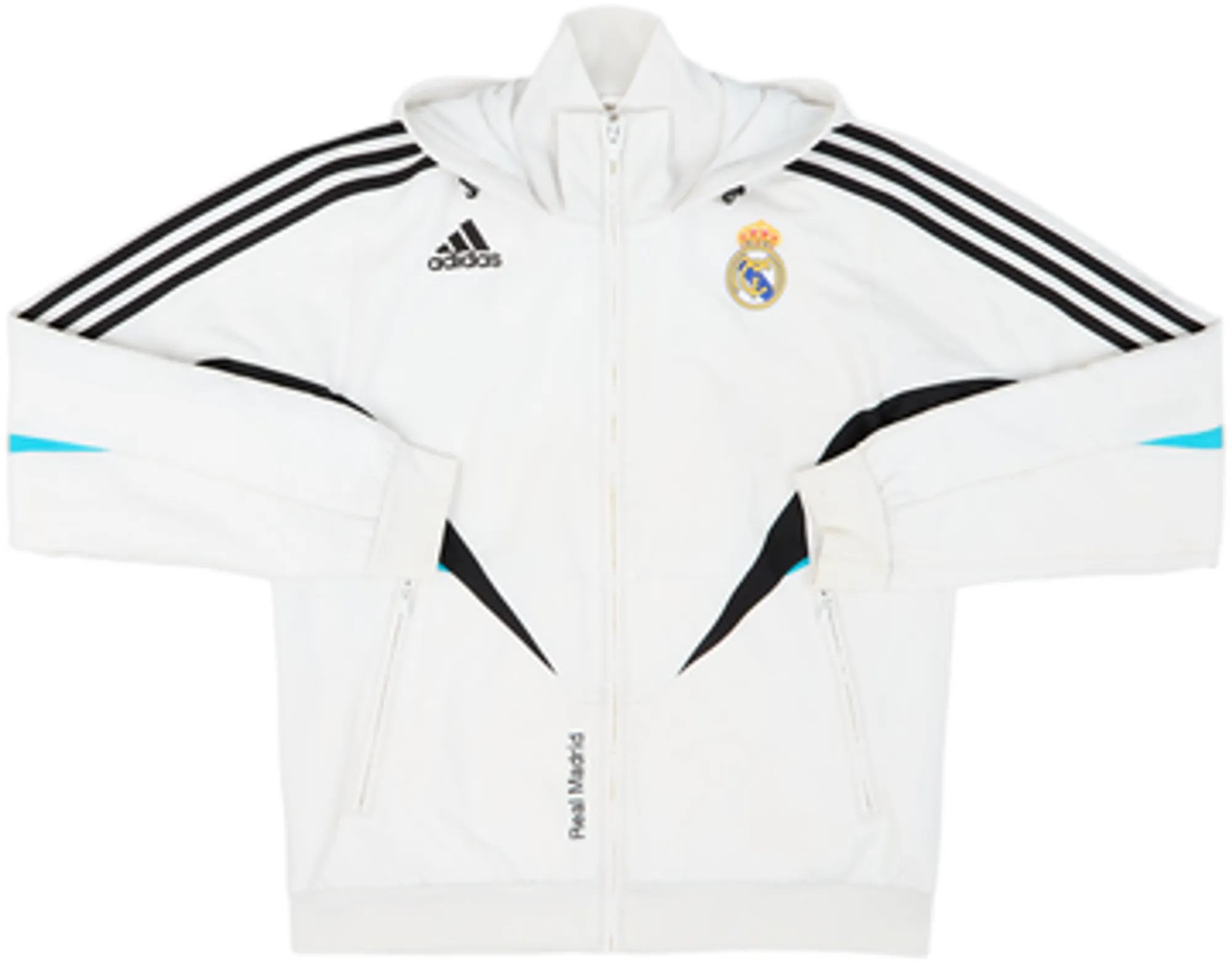 2008-09 Real Madrid adidas Hooded Track Jacket - 5/10 - (S)
