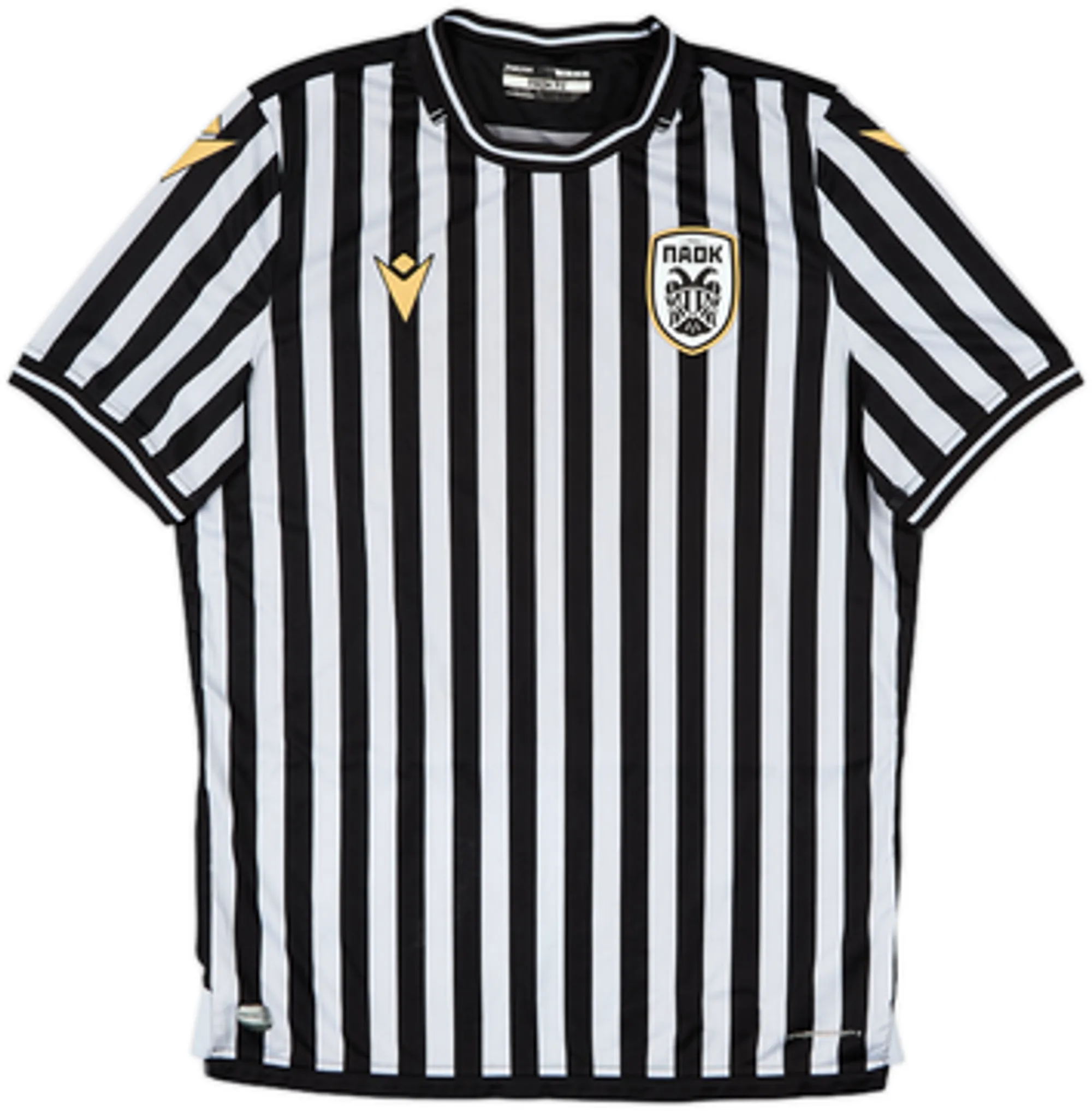Macron PAOK Mens SS Home Shirt 2020/21