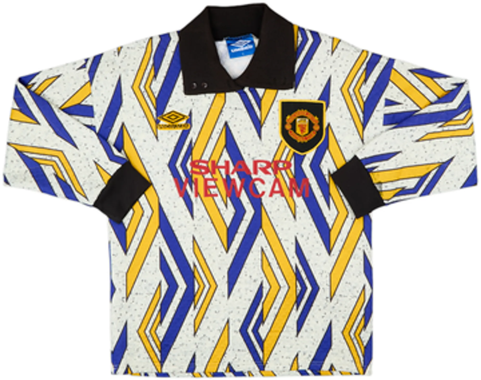 Umbro Manchester United Mens LS Goalkeeper Home Shirt 1993/94