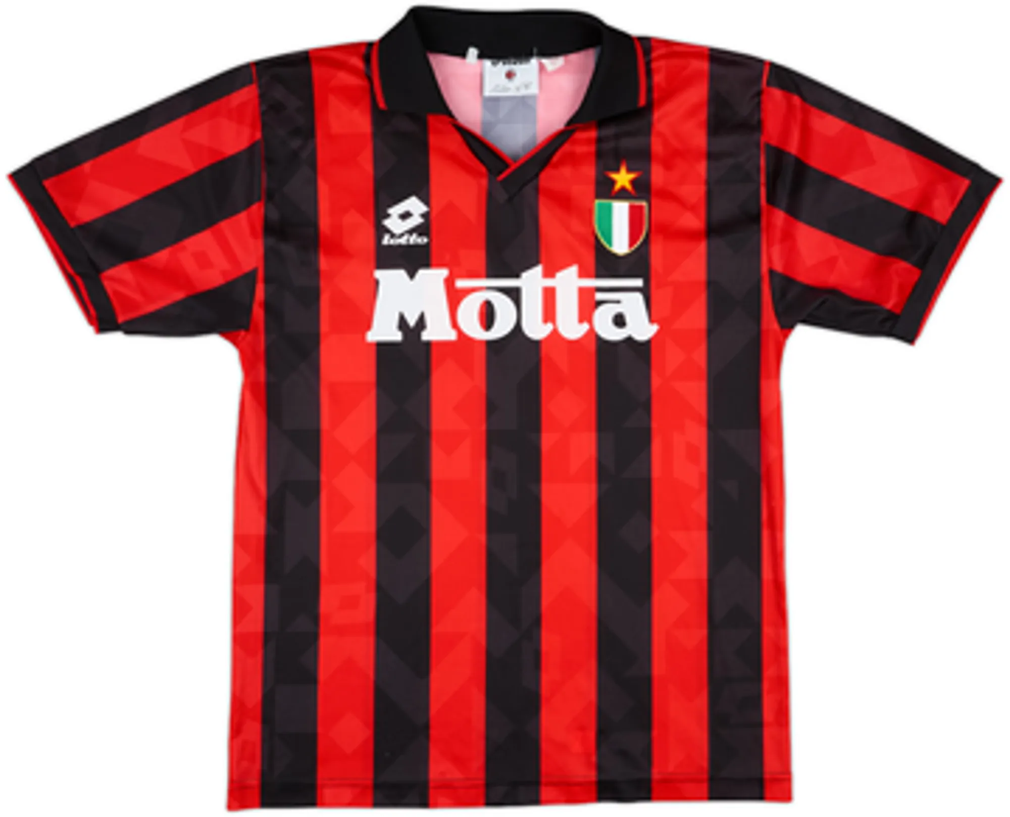 Lotto AC Milan Mens SS Home Shirt 1994/95