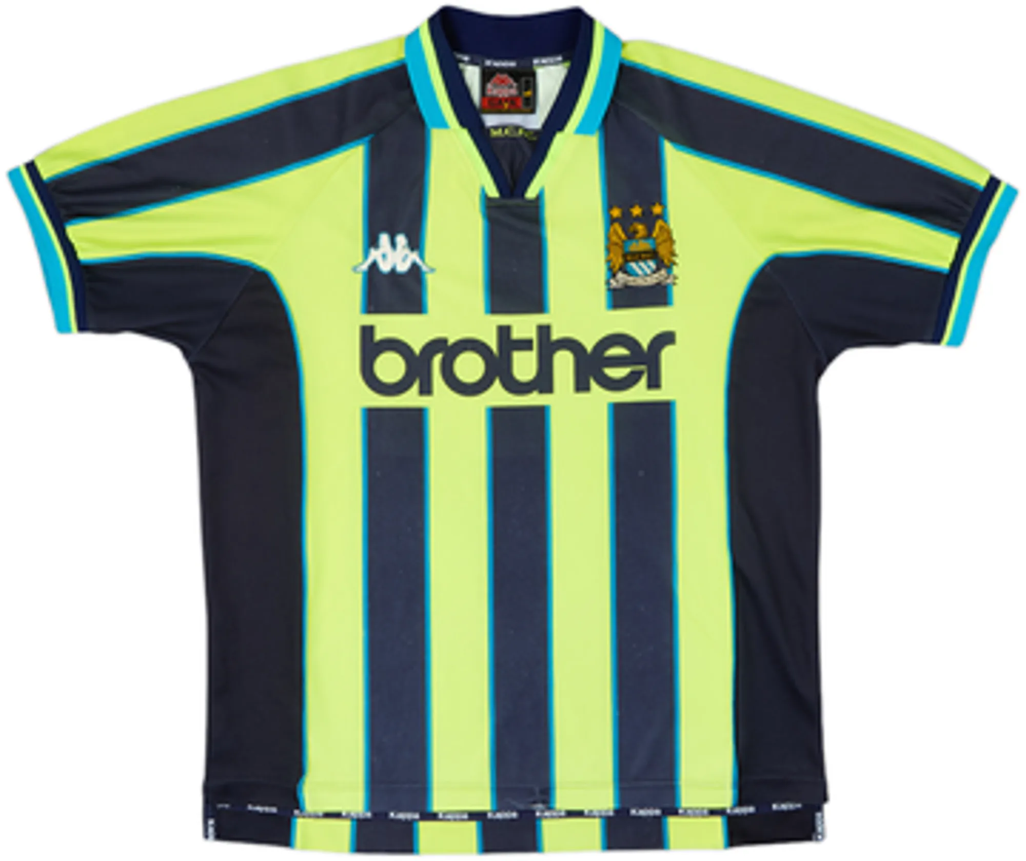 Kappa Manchester City Mens SS Away Shirt 1998/99