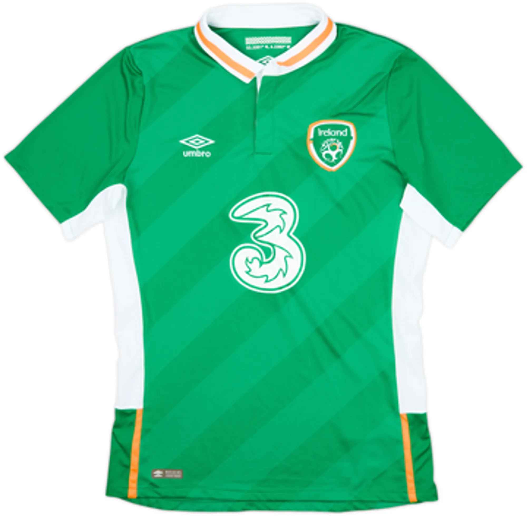 Umbro Republic of Ireland Mens SS Home Shirt 2016