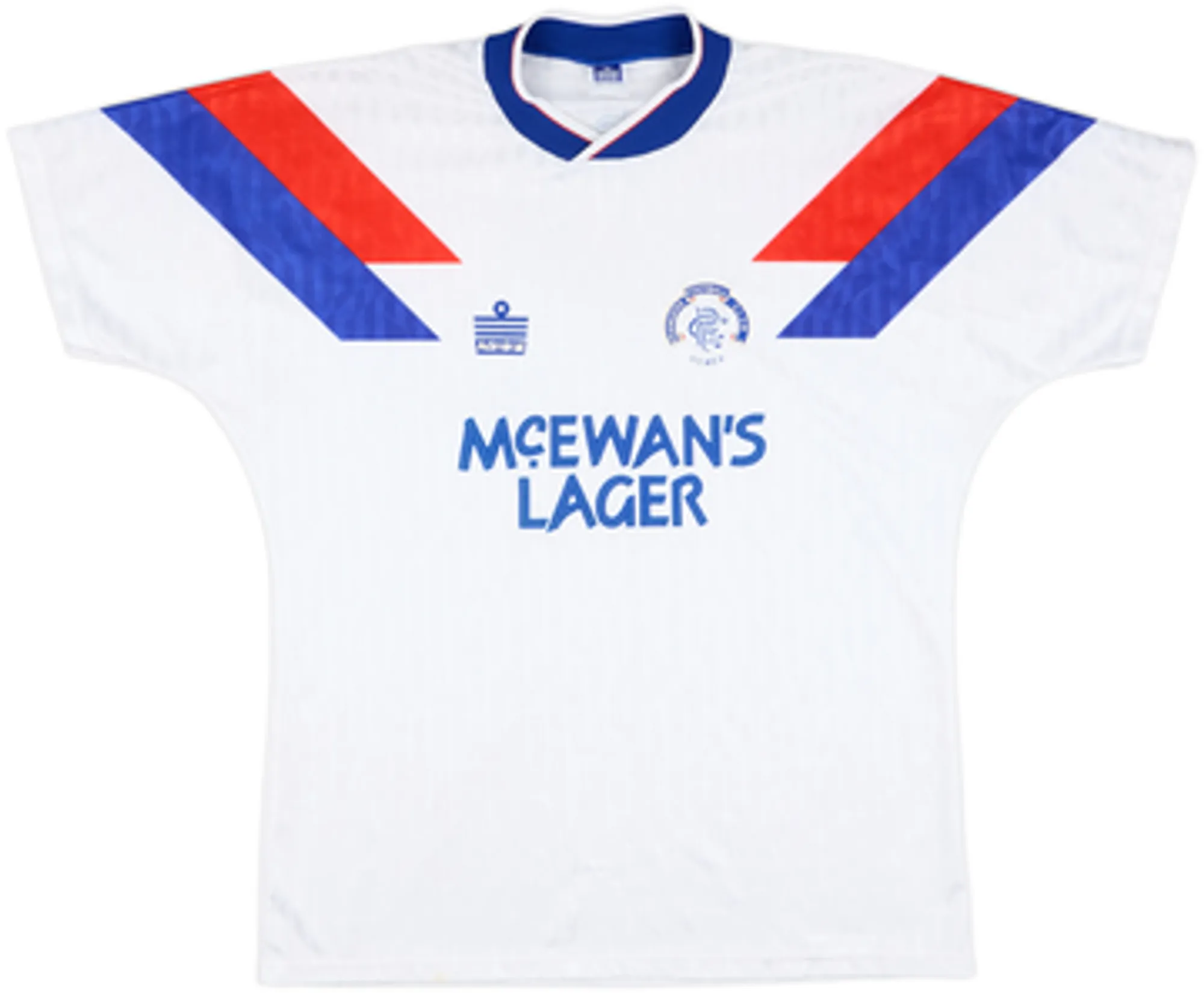 Admiral Rangers Mens SS Away Shirt 1990/92