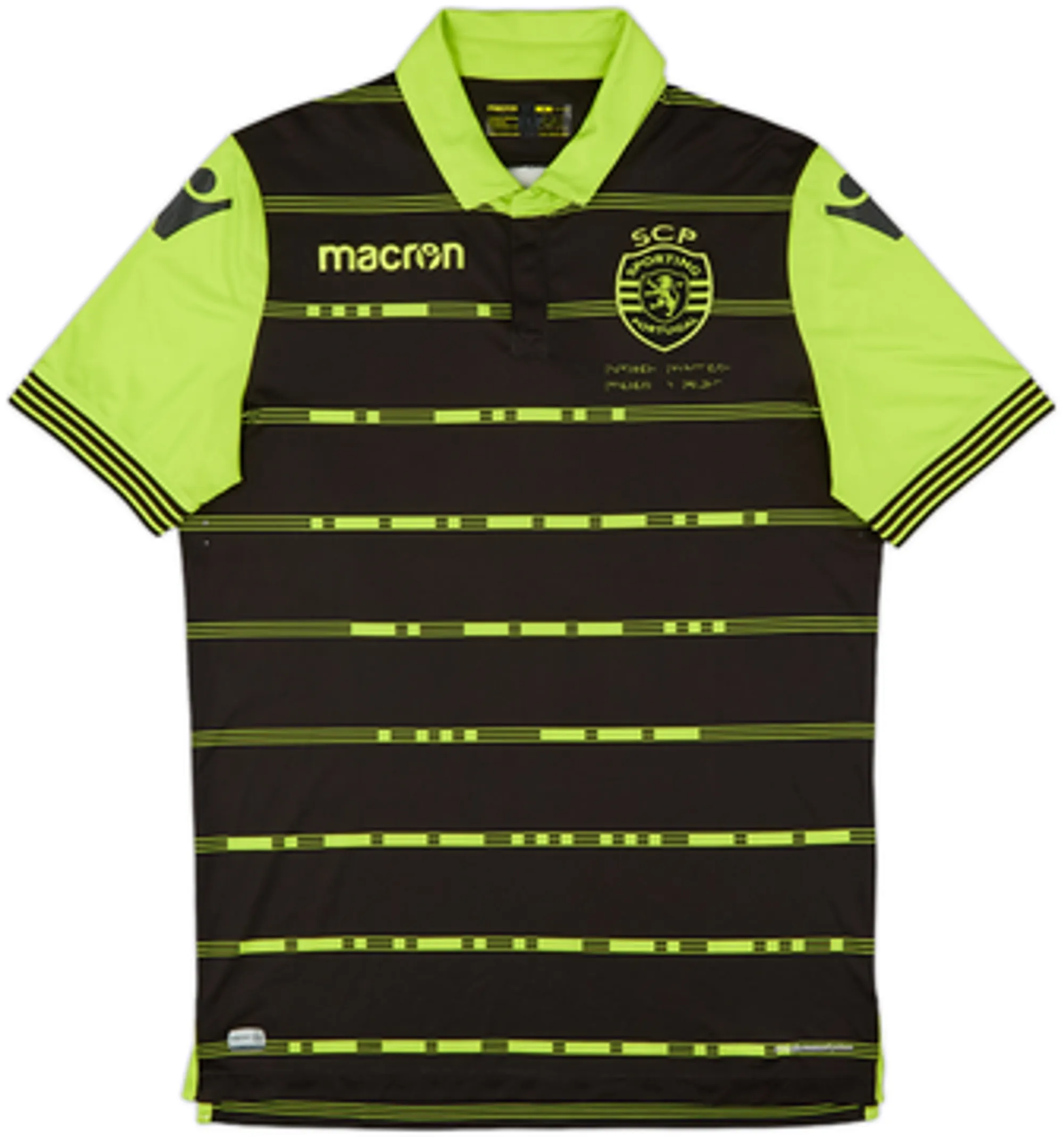 Macron Sporting Lisbon Mens SS Away Shirt 2017/18
