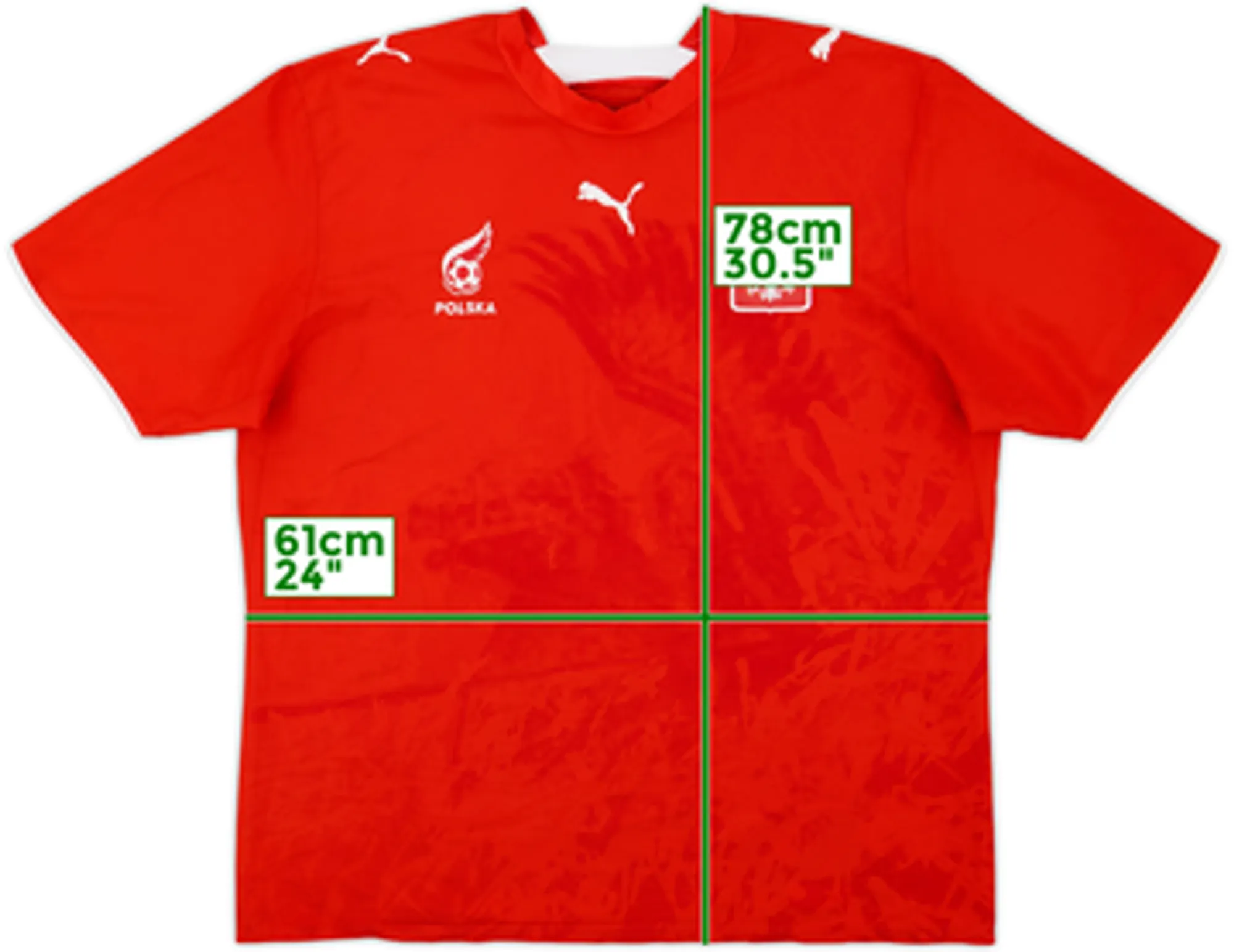 Puma Poland Mens SS Away Shirt 2006
