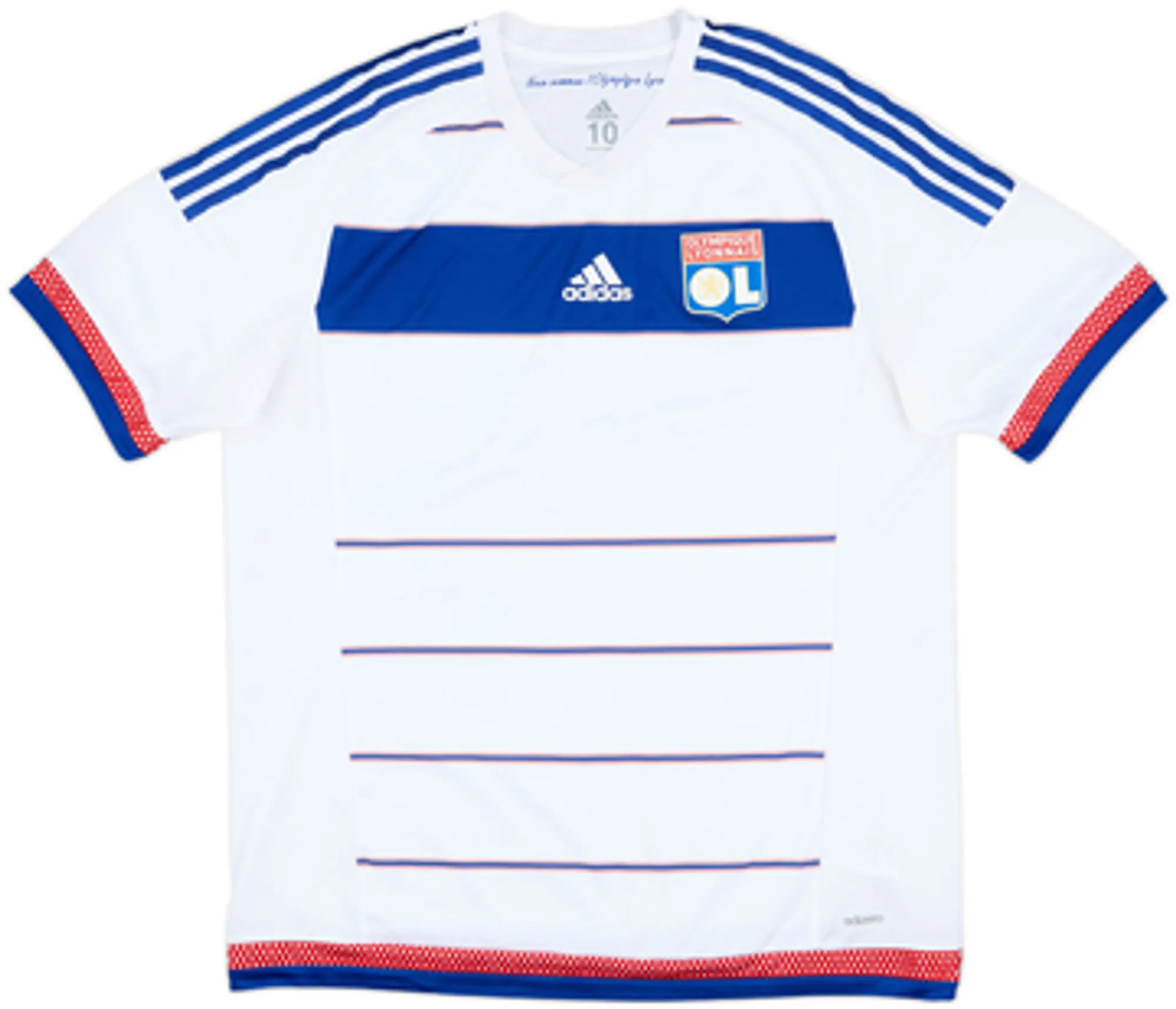 adidas Lyon Mens SS Player Issue Home Shirt 2015/16