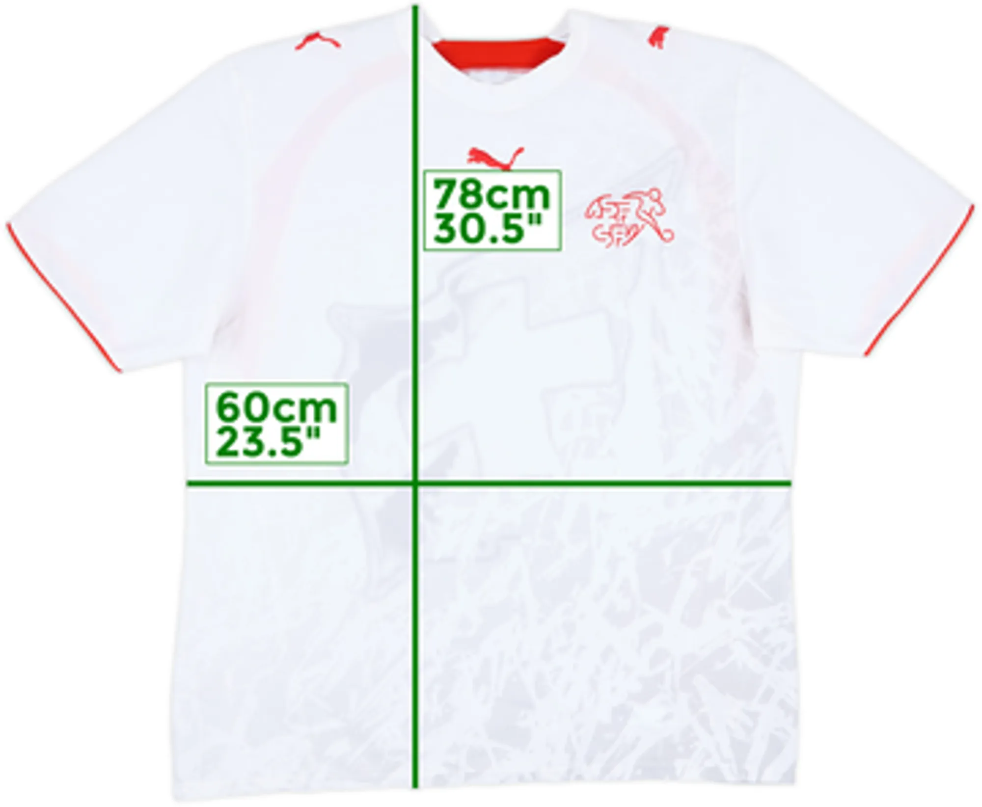 Puma Switzerland Mens SS Away Shirt 2006