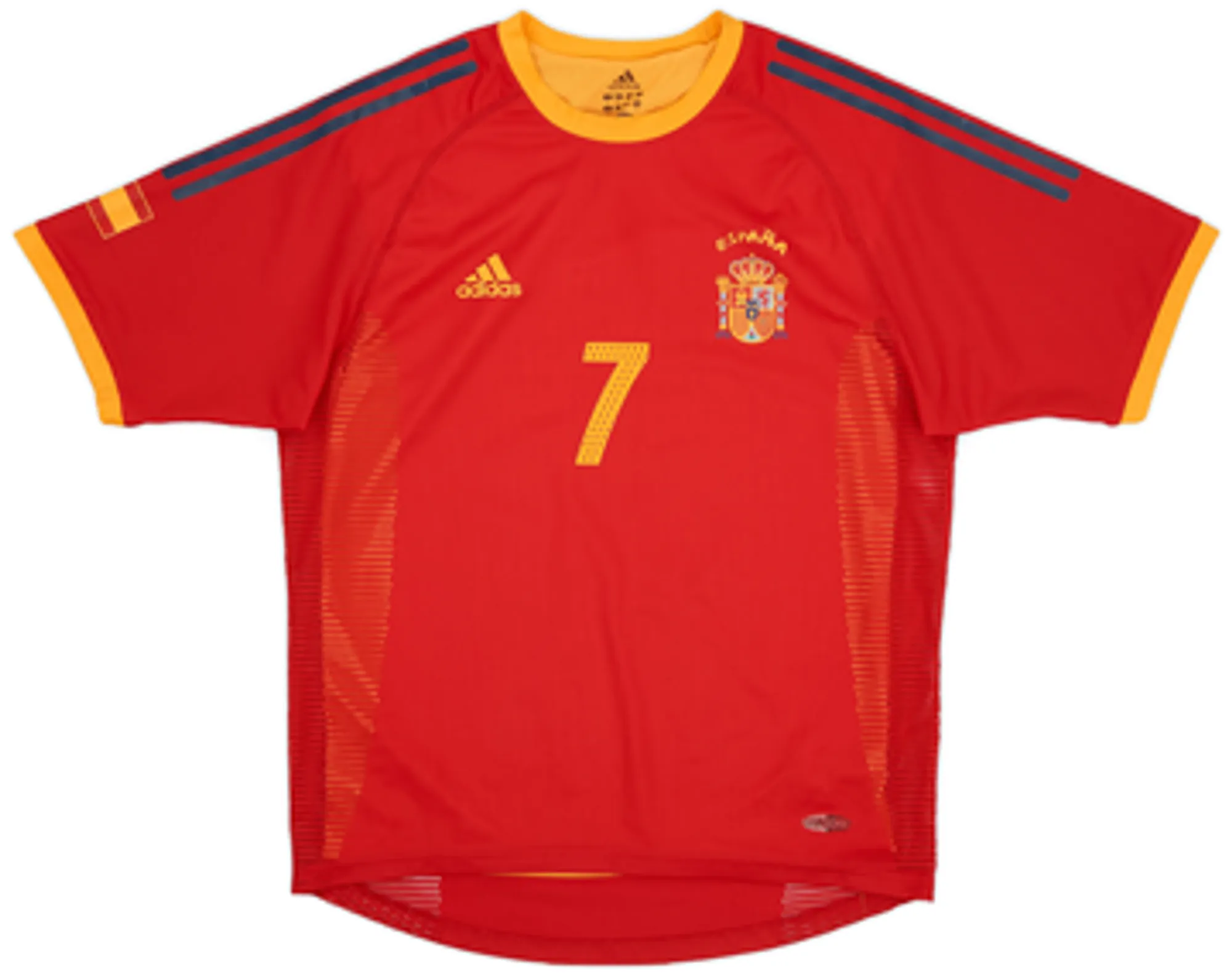 adidas Spain Mens SS Home Shirt 2002